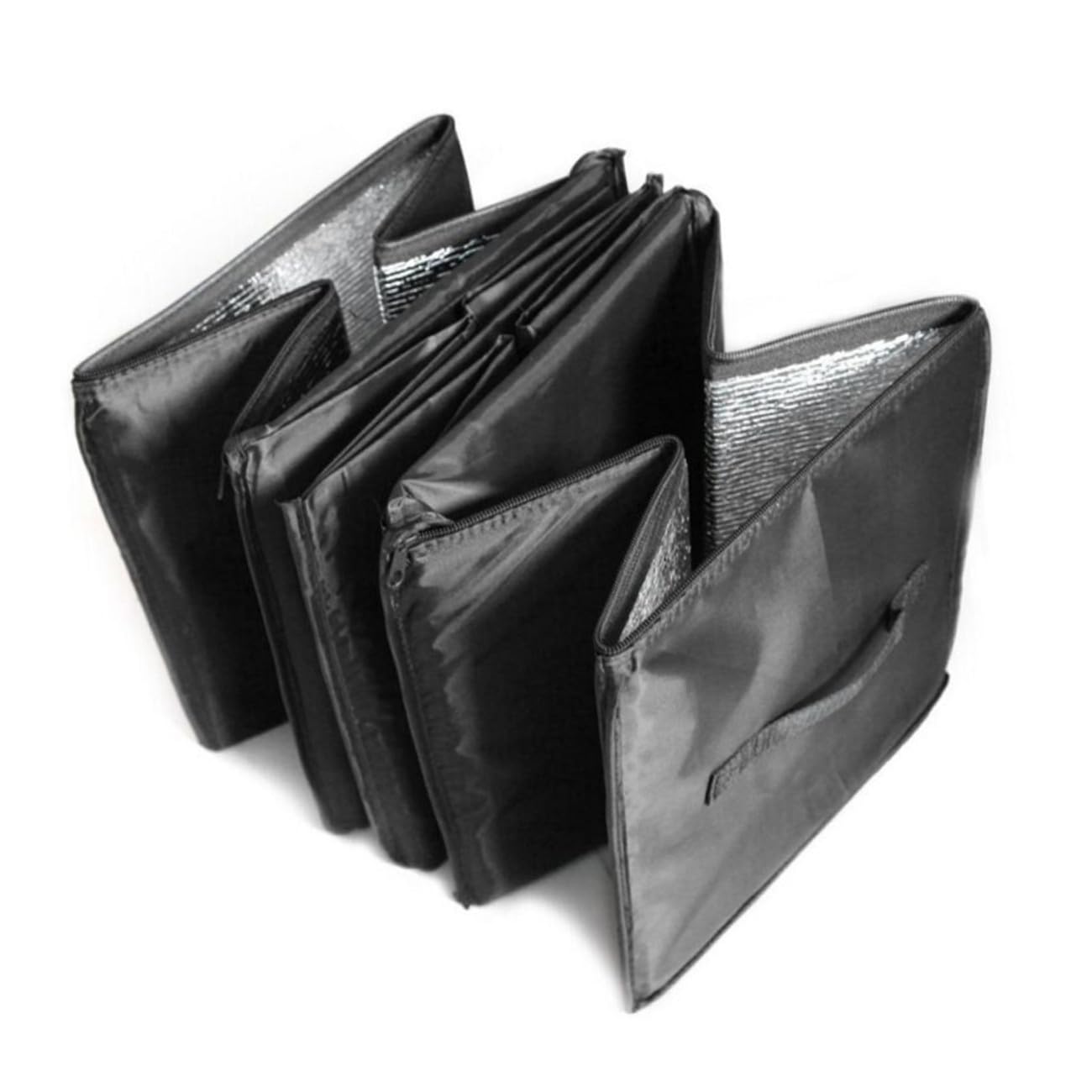 PRETYZOOM Scatola Organizer per Bagagliaio Auto Pieghevole 4 Griglie Pvc