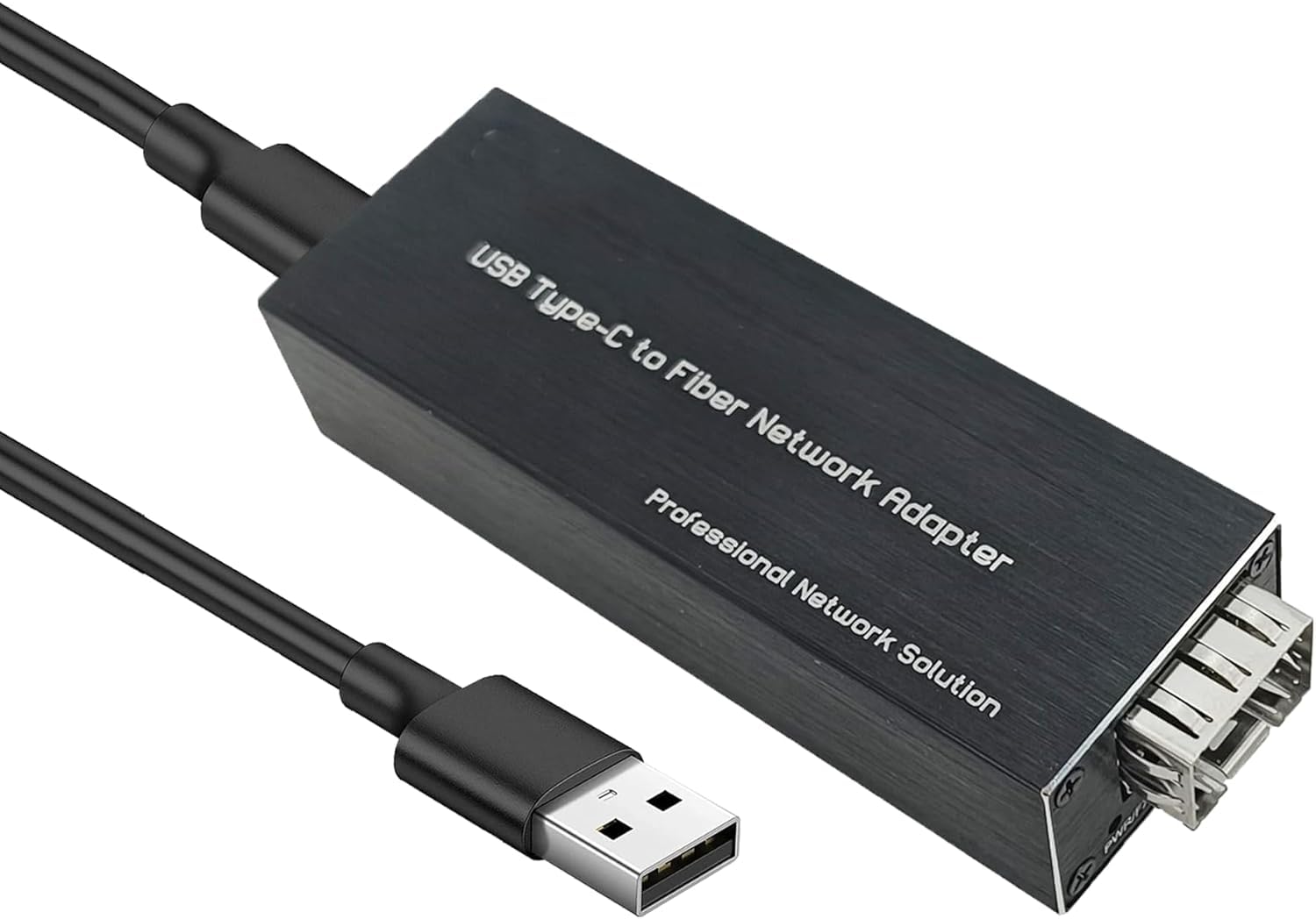 Adattatore da USB 3.0 a SFP Gigabit Ethernet | Scheda di interfaccia di rete per Windows, macOS, Linux; Full/Half Duplex; involucro metallico; Plug and Play
