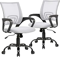 Vista 10 de BestOffice Silla de Oficina Ergonómica Barata Silla de Escritorio de Malla Silla de Computadora Soporte Lumbar Ejecutiva Moderna Taburete Ajustable