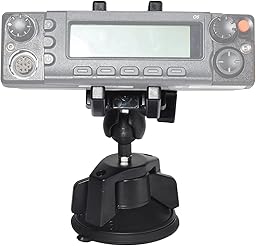 Support à Ventouse pour Têtes de Commande d’Émetteurs-Récepteurs Mobiles, Support de Montage pour Radio Amateur Mobiles, Compatible avec Icom IC-2730A, TYT TH-9800D, Anytone AT-588UV