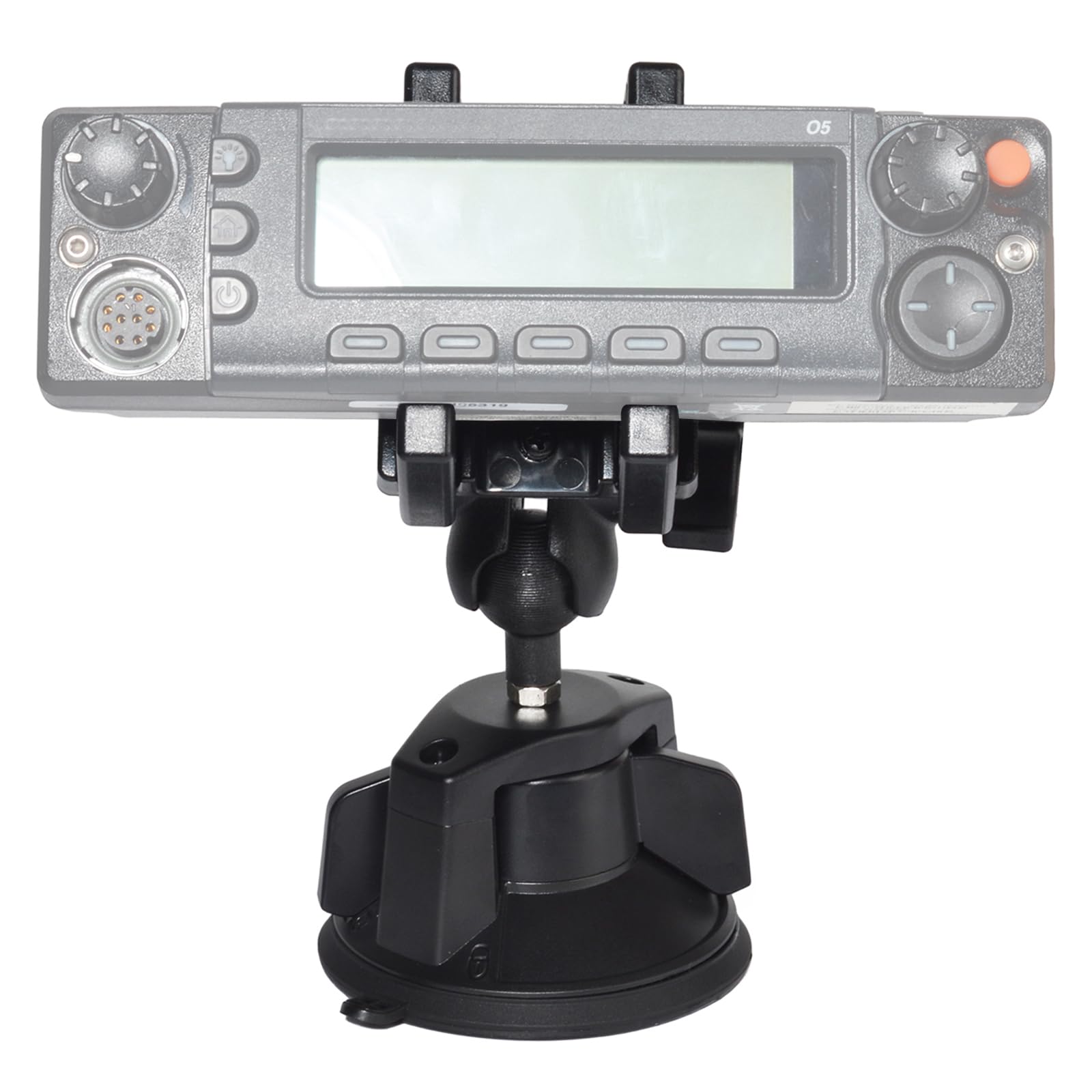 Support à Ventouse pour Têtes de Commande d’Émetteurs-Récepteurs Mobiles, Support de Montage pour Radio Amateur Mobiles, Compatible avec Icom IC-2730A, TYT TH-9800D, Anytone AT-588UV - 1