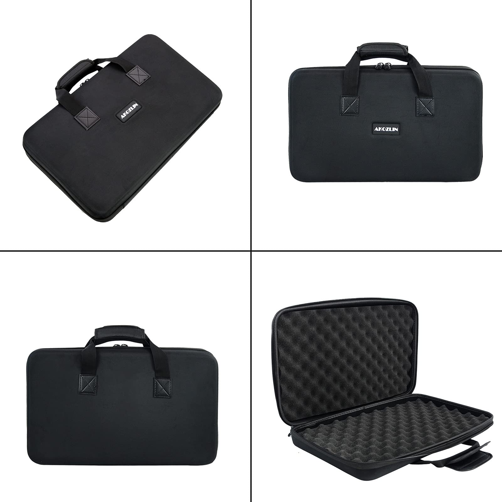 AKOZLIN custodia rigida per Pioneer DDJ-FLX4, DDJ-SB SB2 SB3 RB, portatile DJ Controller Eva, borsa per il trasporto, protettiva, da viaggio, CTRL, nero