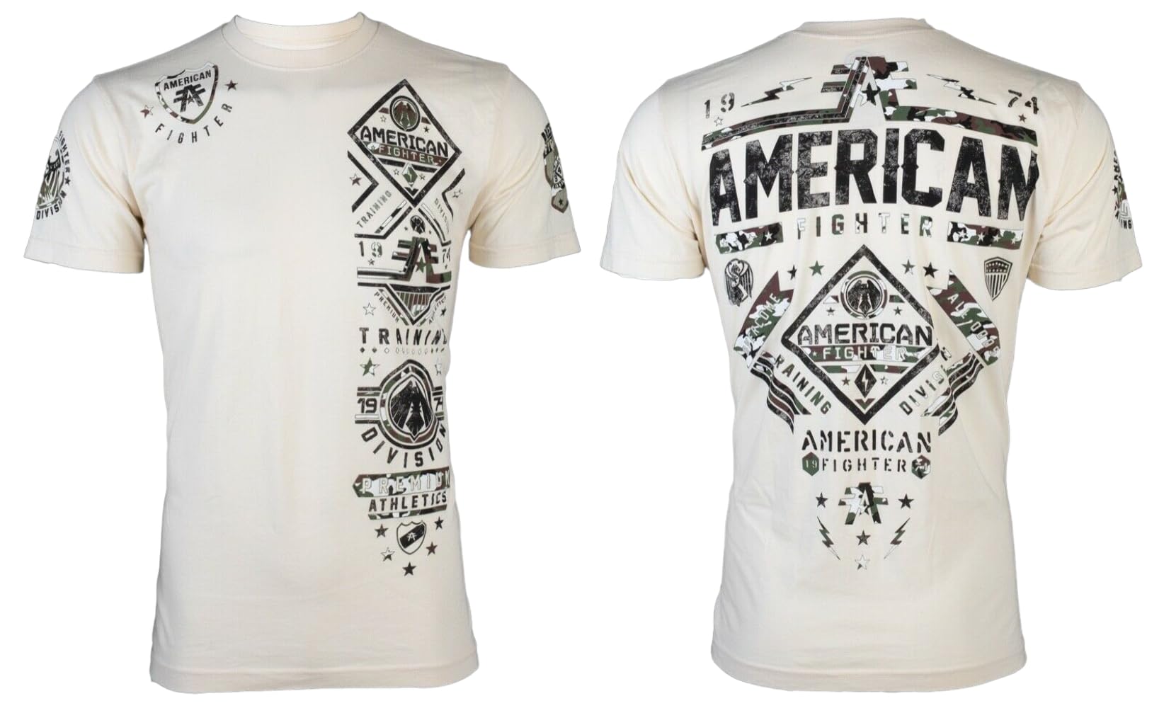 American Fighter Men's T-Shirt McCormick Crewneck Sand S-3XL