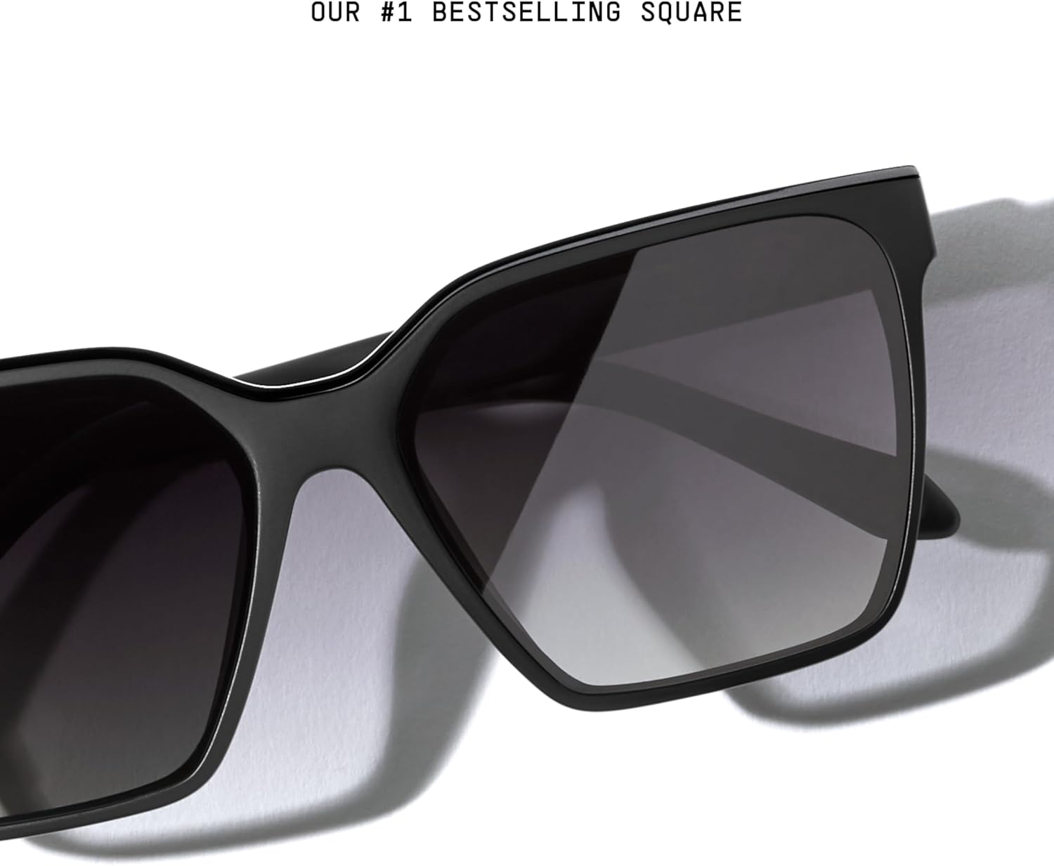 Quay - Womens Sunglasses, Polarized Square Lenses with UV Protection, Oversized Sunglasses (Level Up, Black) - Image 3