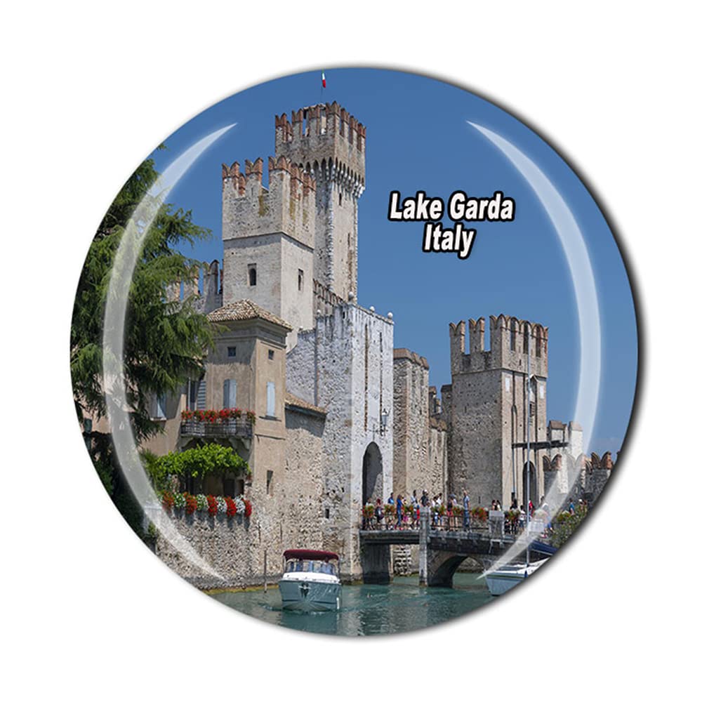 Lake Garda Italy Fridge Magnet Souvenir Gift Crystal Refrigerator Magnetic Sticker Collection
