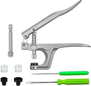 NXTOV Snap Pliers for Crafts Clothing, Hand-held Pliers Tool for KAM Plastic Buttons, Button Fastener Press Attacher Punch...