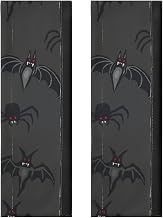 Halloween Spooky Bat Spider Refrigerator Door Handle Cover, Holiday Decor Kitchen Knob Covers Decorative Appliance Handle Protector for Stove Oven, Keep Off Fingerprint Oil Pack of 2