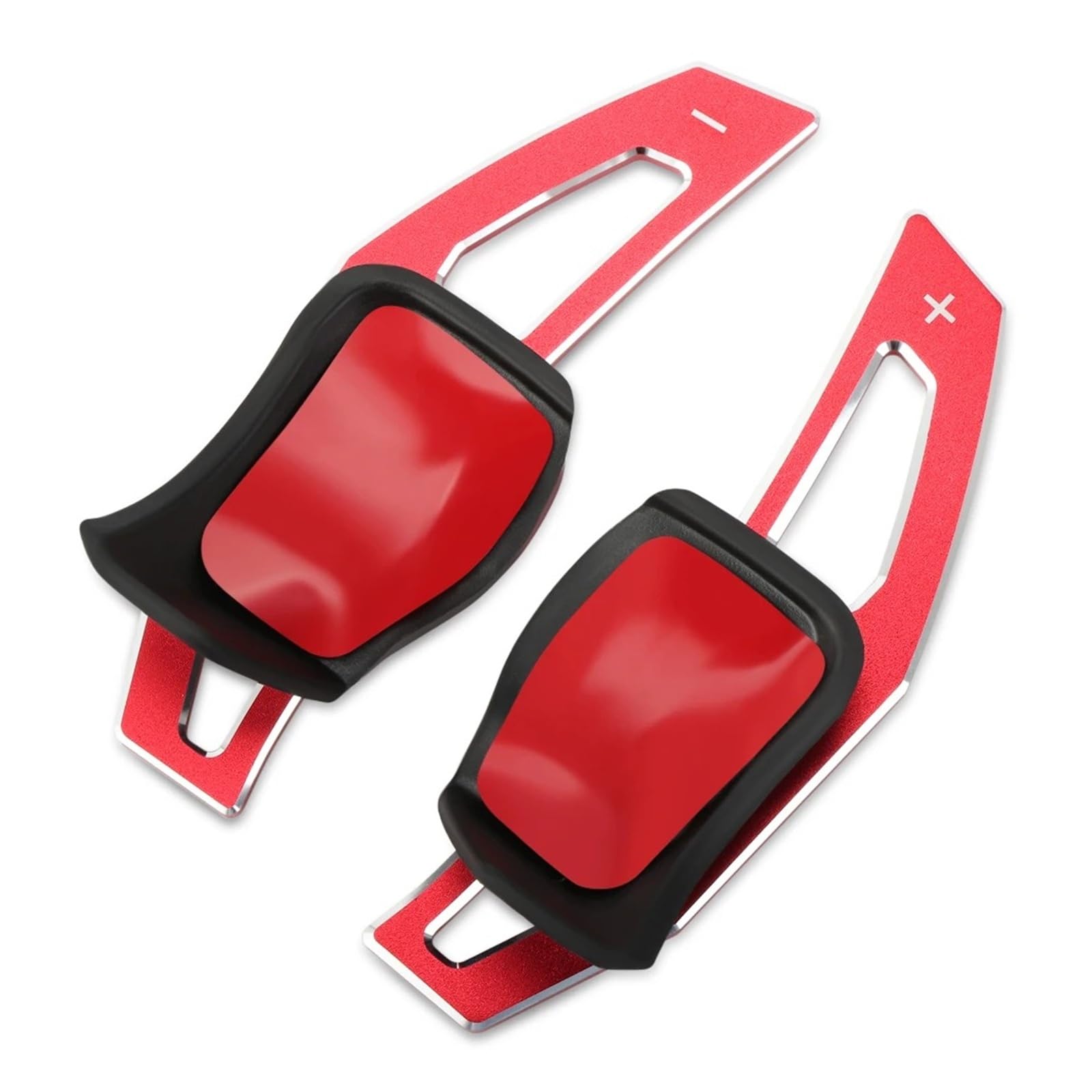 Zhangzhengyao Type A Red Car Steering Wheel Shifter Paddle For Vw For Tiguan For Golf6 For Mk6 For Jetta For Gti For R20 For R36 For Cc For Scirocco Car Wheel Shift Paddle Shifters(Type A Red)