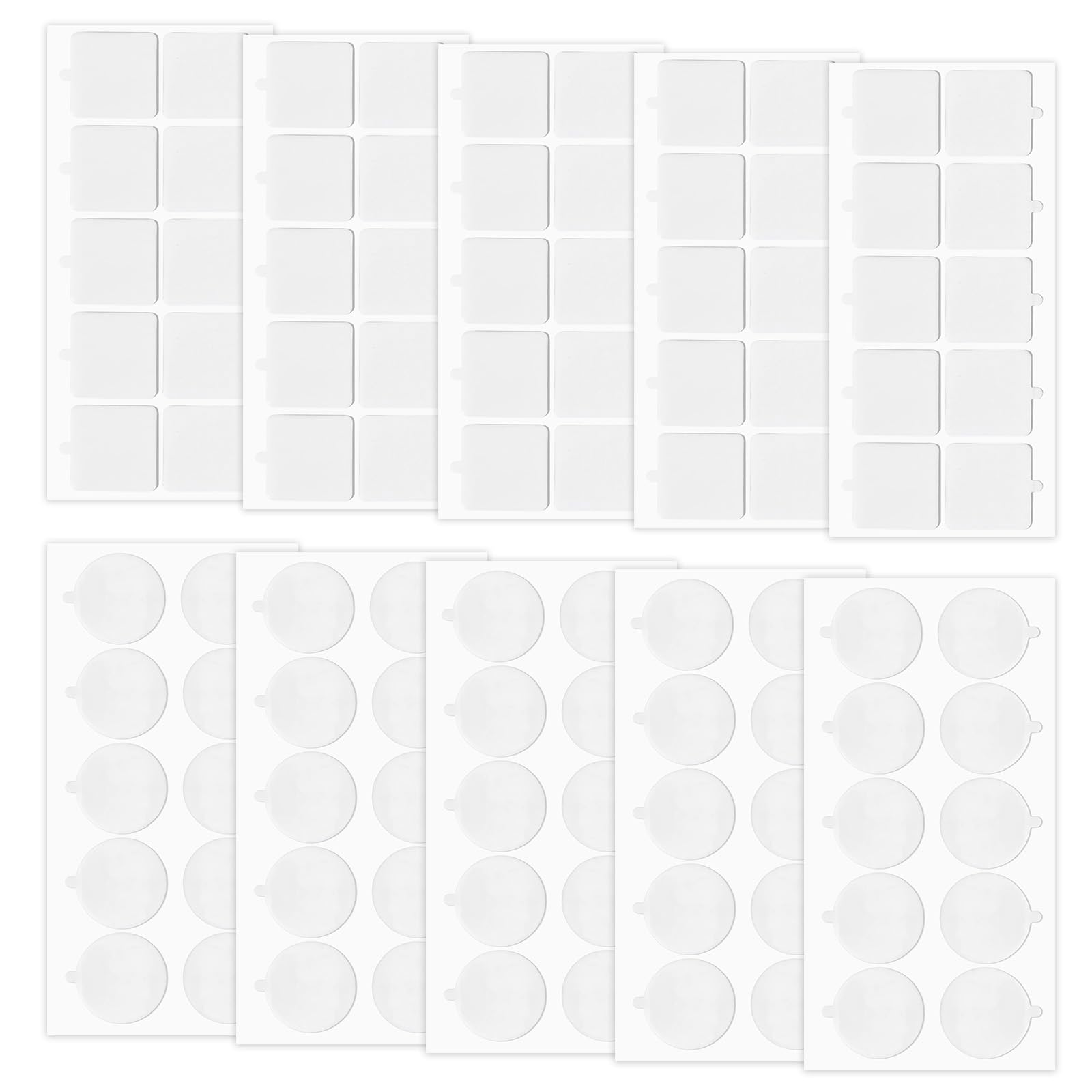 Vin Beauty 100Pcs Transparent Tablecloth Clips, Durable Transparent Clips Windproof Table Cover Clip Removable Outdoor Table Cloth Holder for Securing