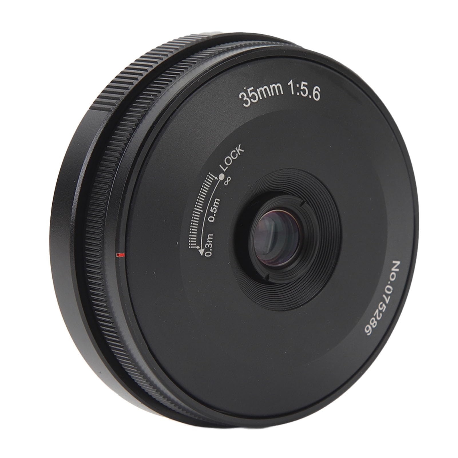 Lente Ultrafina de Enfoque Manual de Fotograma Completo F5.6 de 35 Mm para Cámaras con Montura L 4 Grupos 5 Elementos Fotograma Completo Pancake Street Fotografía Humana Lente de