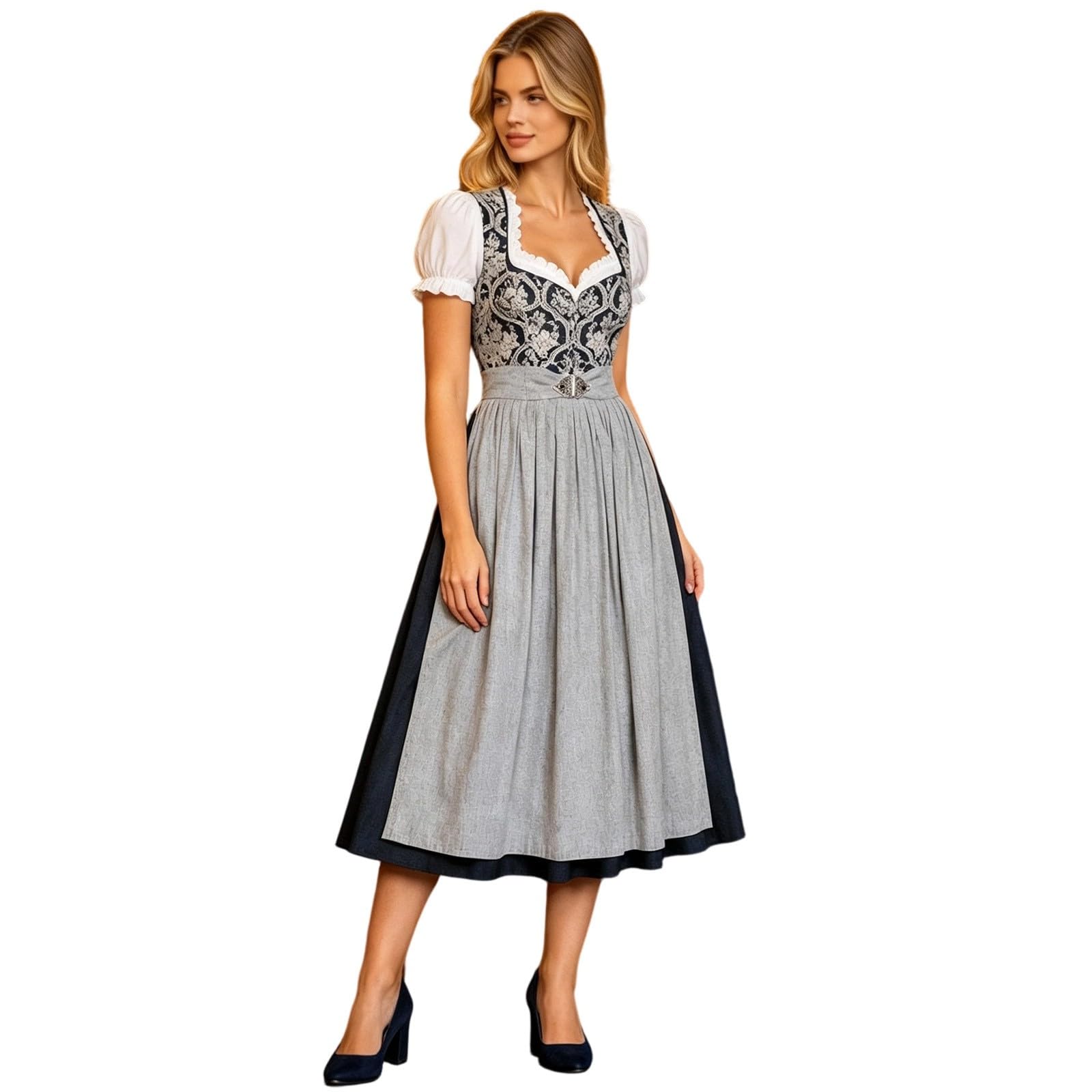 Dirndl Für Damen Samt Dirnsl Lang Dirdl Midi Trachtenrock Kaufen Generisch Schürze Dirndlschürze Dirndlkleid Kostüm Trachtenkleid 'Dirndl Gr 50 Oktoberfest Outfit Große Größen