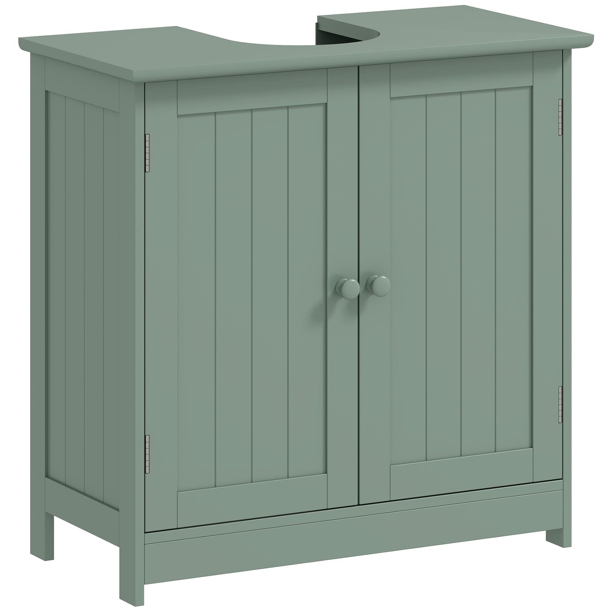 HOMCOM Under Sink Bathroom Cabinet in Dark Green