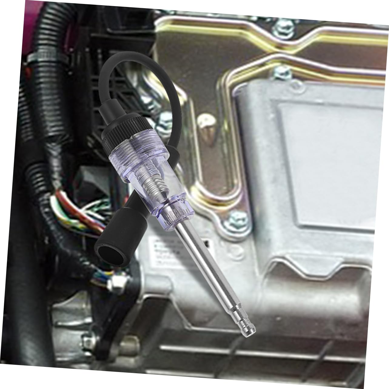 ULTECHNOVO 5 Juegos Probador De Encendido De Coche Cables De Bujía Auto Enchufar Probador Eléctrico Probador De Encendido Del Motor Probador De Chispa En Línea Black Plástico 2 Piezas X 5