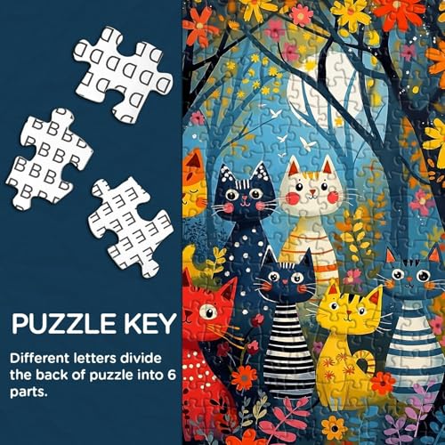 Puzzle de Gato Bosque 16+ años miniatura 3