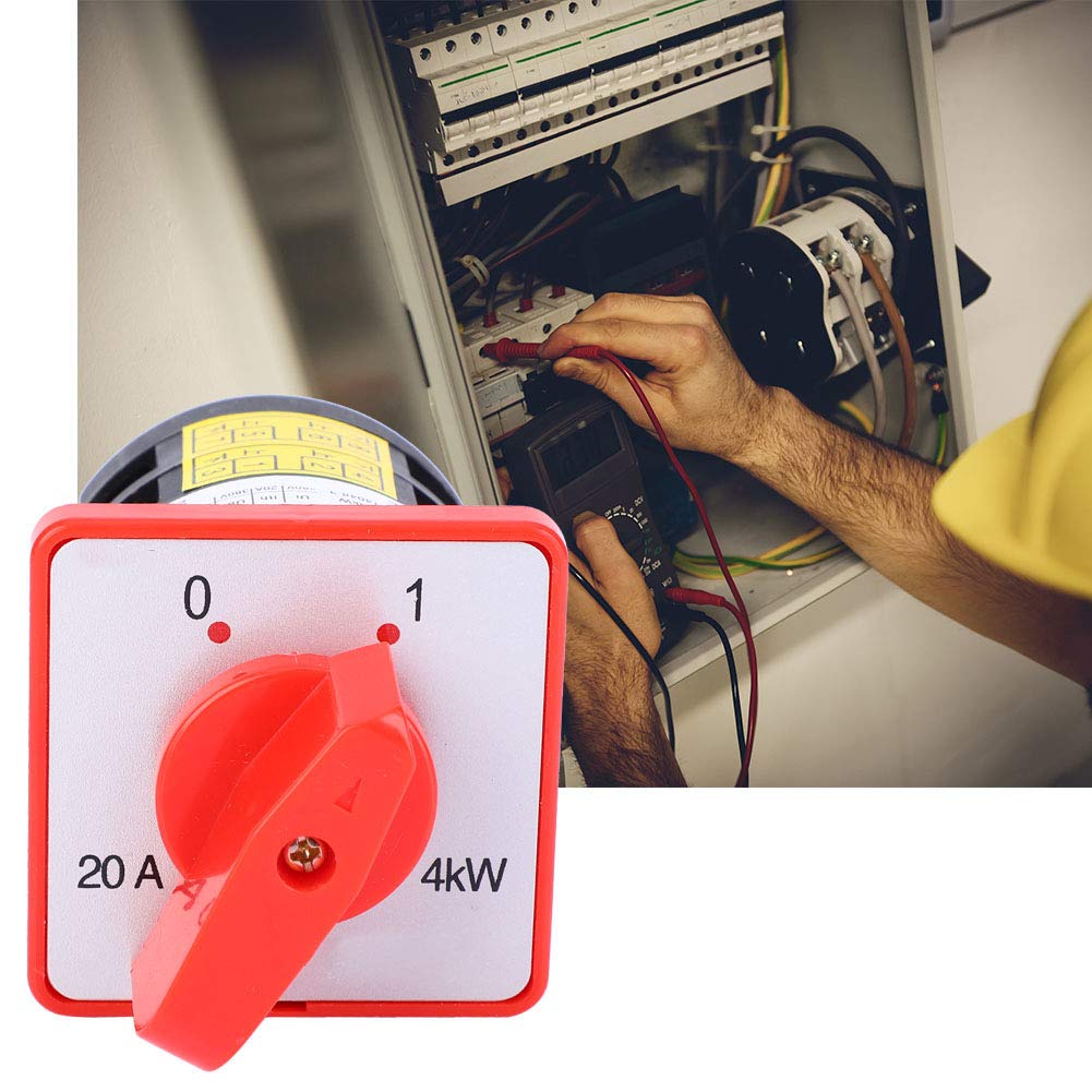 Przełącznik zmiany 20A 380V ~ 4KW HZ5-20/4 L02 6 zacisków przełącznik obrotowy 2 pozycja krzywka przełącznik kombinowany generator obracać