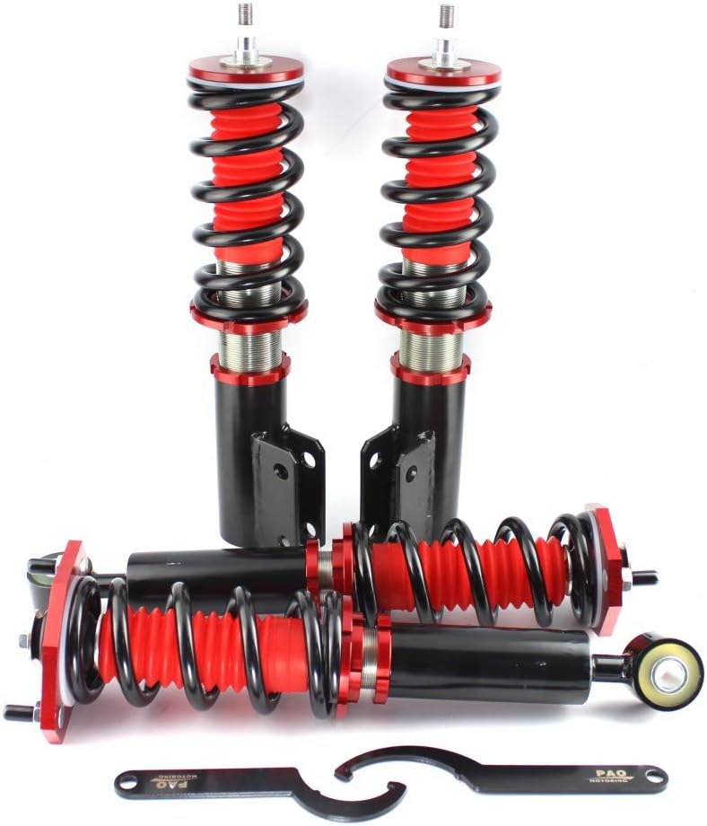 PAO MOTORING Coilovers For MITSUBISHI 3000GT FWD 1991-1999 Adjustable Height Coil overs Suspension Shock Absorber Struts