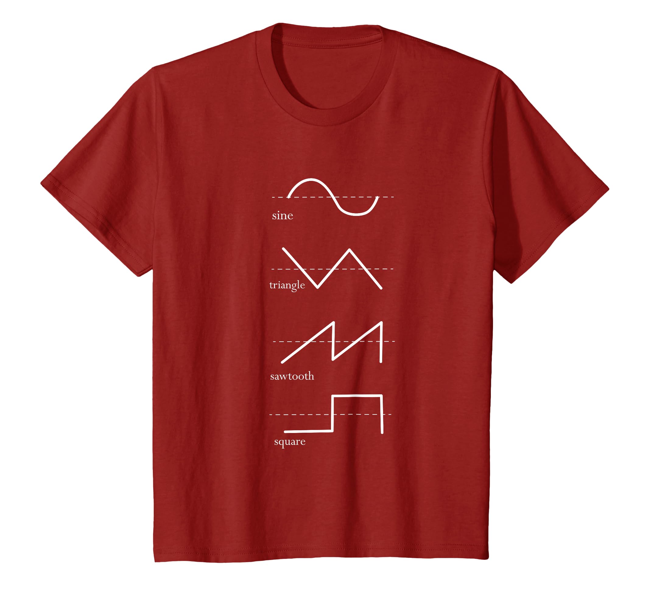 Amazon | シンセサイザー 電子音楽プロデューサー 波形シンセ Tシャツ 