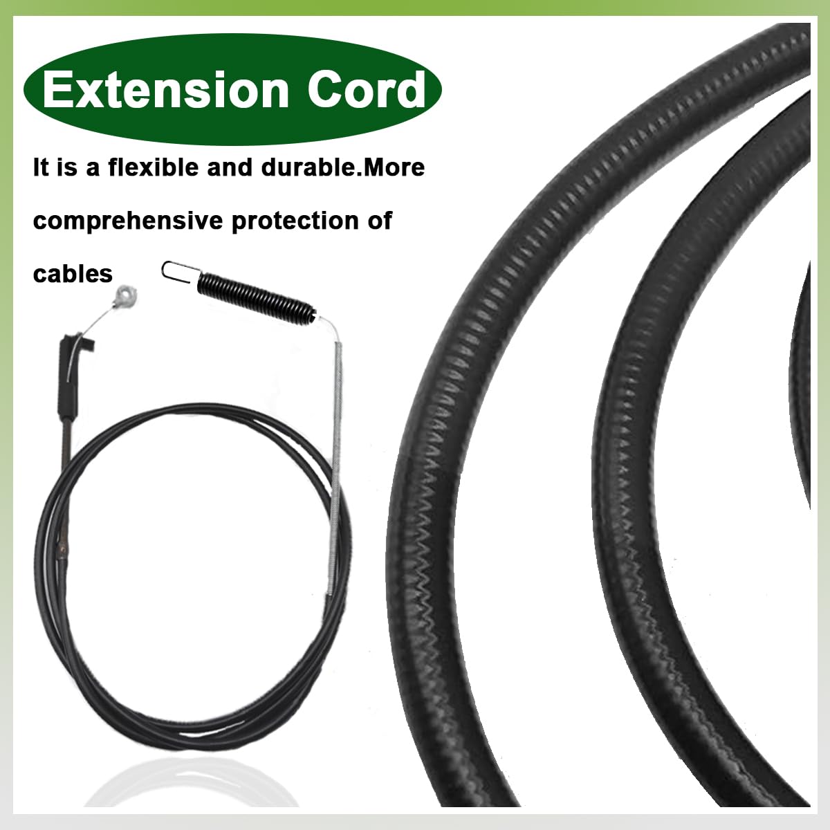 ZAMDOE 133-1998 Brake Cable for Toro Timemaster Lawnmower Blade Brake Cable 133-1998 21199 21200 20976 20978 21199 21199HD 21200 21810 21811 Model for TimeMaster 30" Lawn Mowers - Image 4