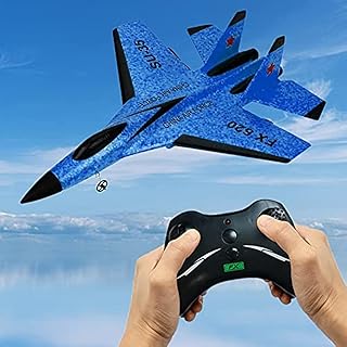 SU-35 Jet Fighter Stunt RC Airplane, FX620 RC Plane Toy Remote Control Airplane, Aero Jet RC Glider EPP Aircraft Model wit...