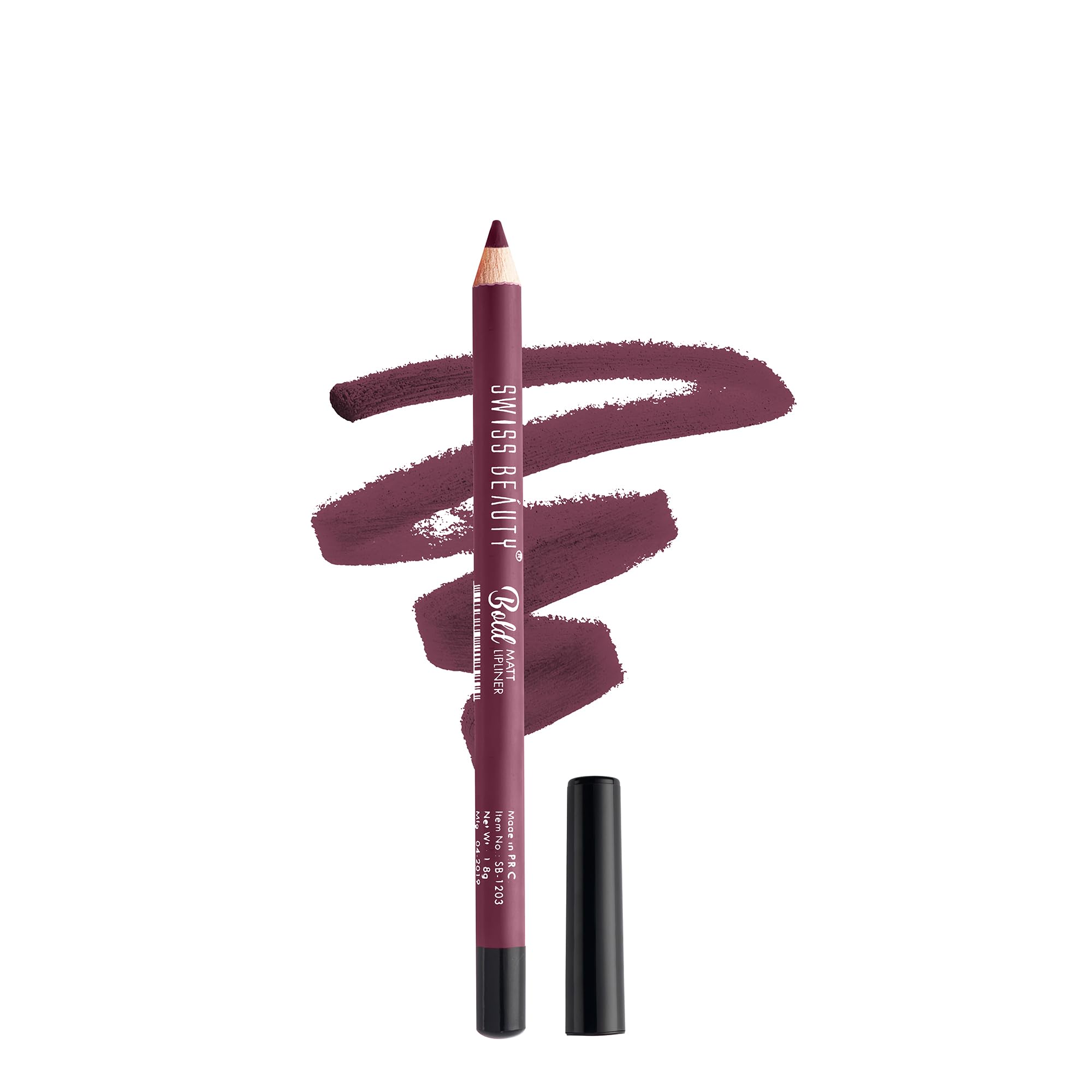 Swiss Beauty Bold Matt Lip Liner | Long-lasting |Matte Finish | Non-drying | Shade-15, 1.6gm