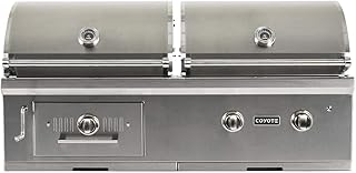 review Coyote Centaur 50-Inch Built-in Propane Gas/Charcoal Dual Fuel Grill - C1HY50LP