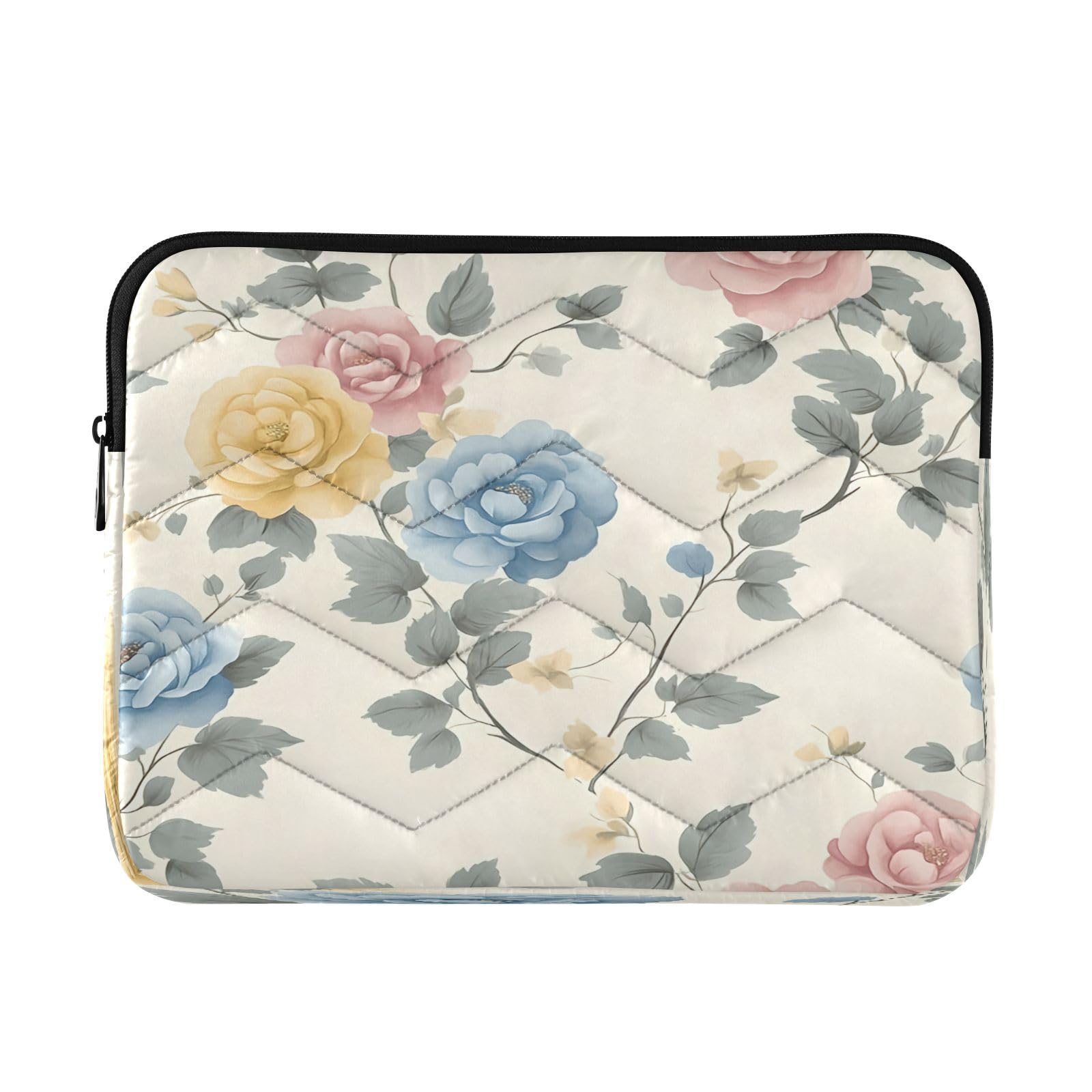 BOESI Watercolor Colorful Flowers Laptop Inner Bag, Laptop Case, Computer Sleeve, Lightweight and Easy to Carry, Suitable for 13-14inch Laptops