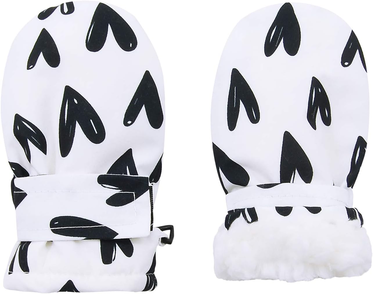 American Trends Lined Fleece Toddler Mittens Winter Warm Gloves Child Ski Waterproof Snow Baby Mittens for Boys Girls