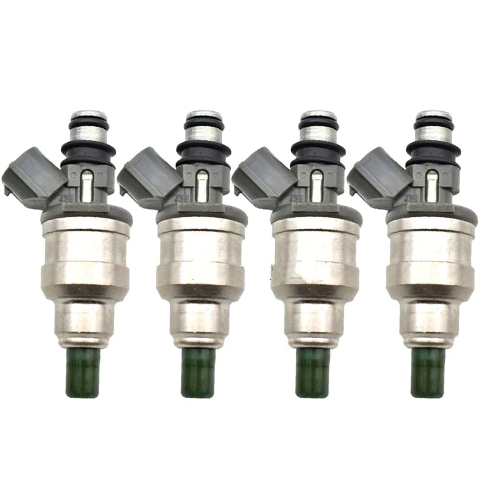 Yplvwsoyq One Color Injector Nozzles Compatible With Daihatsu For Rocky 1990 1991 1992 1.6L L4 1955002040 4Pcs Fuel Injector Nozzle Car Petrol Injection Nozzles 195500-2040