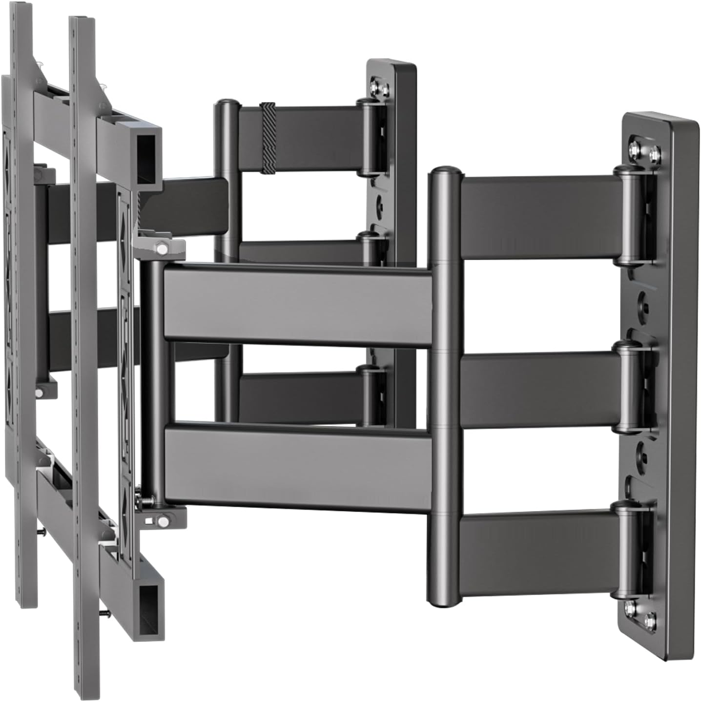 Corner TV Wall Mount Full Motion Tilt Swivel for 80-150 Inch TVs, Ultra Slim Heavy Duty 10-Arm Dual Folding TV Bracket, VESA 1000x600, 441 lbs Capacity, DY1086
