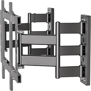 Corner TV Wall Mount Full Motion Tilt Swivel for 80-150 Inch TVs, Ultra Slim Heavy Duty 10-Arm Dual Folding TV Bracket, VESA 1000x600, 441 lbs Capacity, DY1086