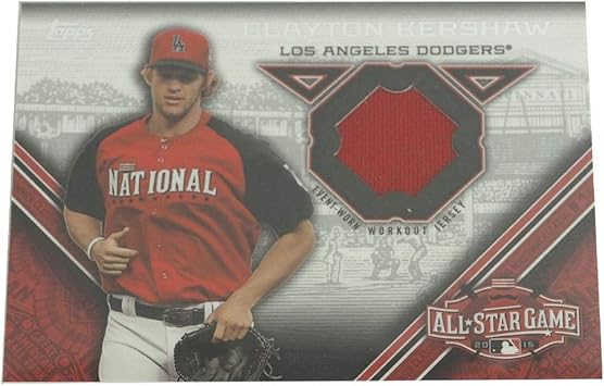 Amazon Topps トップス Mlb ナ リーグ クレイトン カーショー 15 オールスターゲーム ユニフォーム カード 並行輸入品 Topps トップス フォト カード コイン