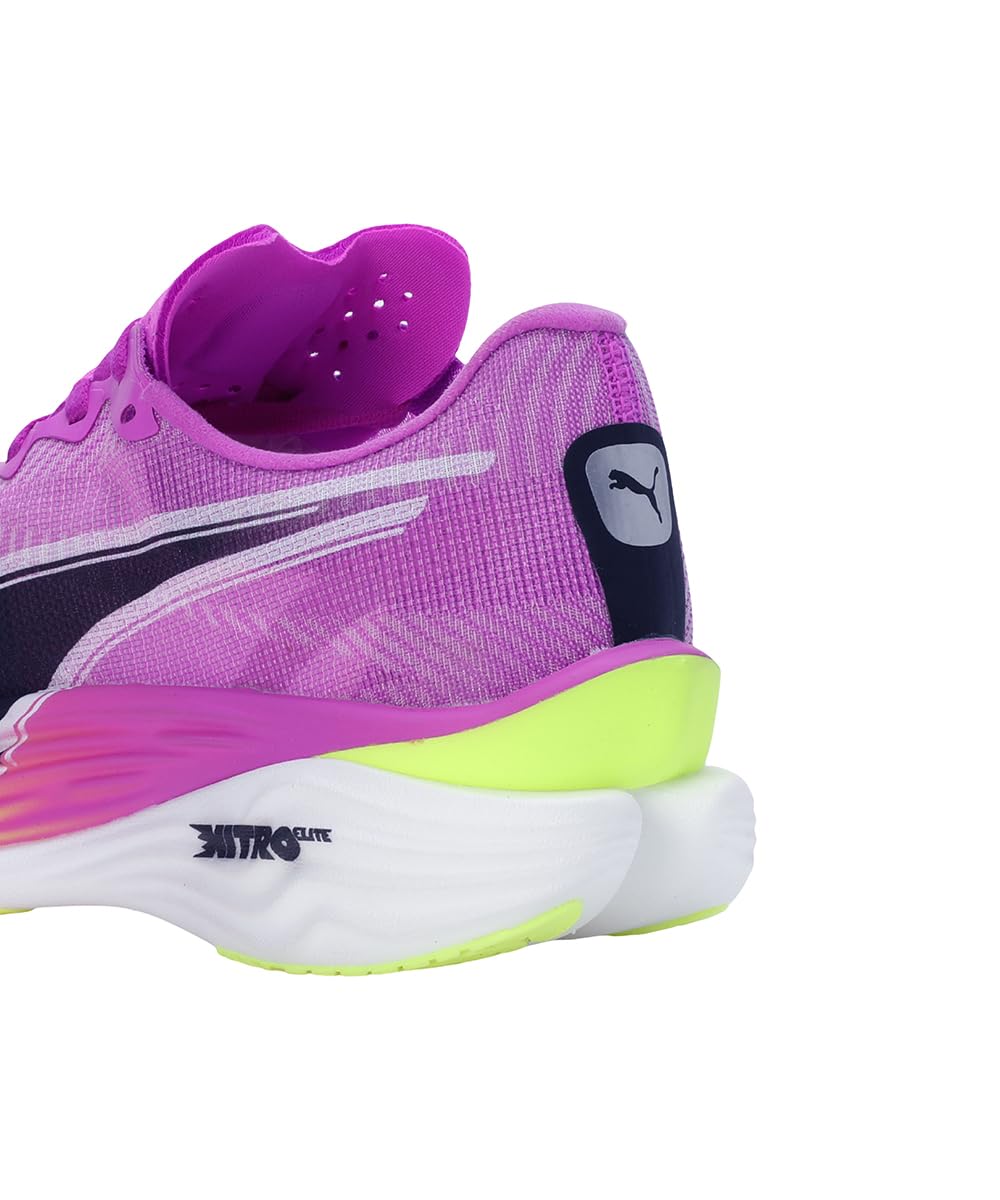 PUMA Mujeres Deviate Nitro Elite 3 Zapatillas para Correr Zapatilla De Competición Pure Magenta-Yellow Alert - Lila 38