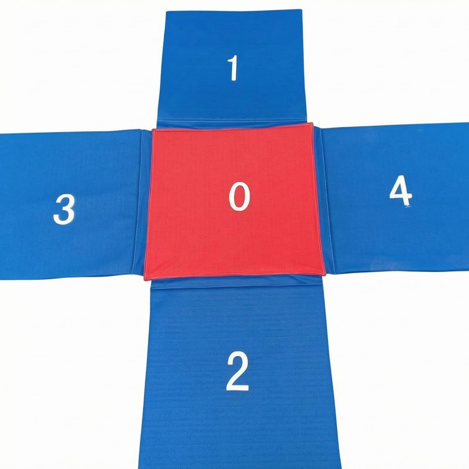 Printed Numbers Numbered Jump Mat Stitched Edges Cross Mat Smooth Surface Exercise Gear Portable for Jumping Games, Cross Hop Mat-picture-11
