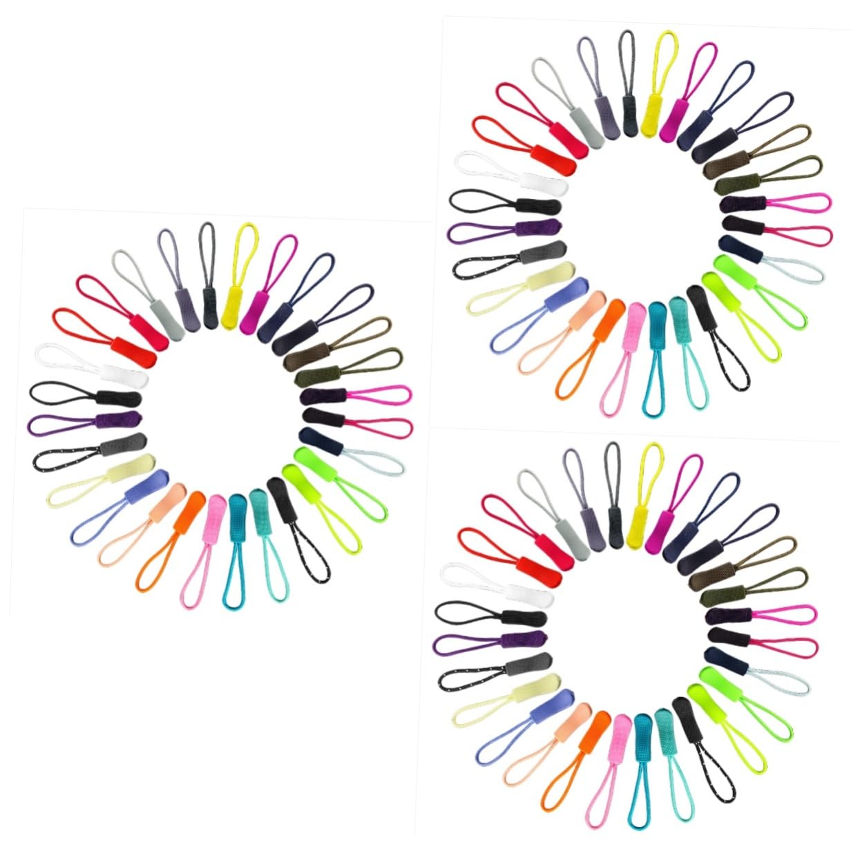 Operitacx 360piezas Tiradores De Cremallera De Accesorios Prácticos Para Ropa Mochilas y Maletas Versátiles y Duraderos Mixtos