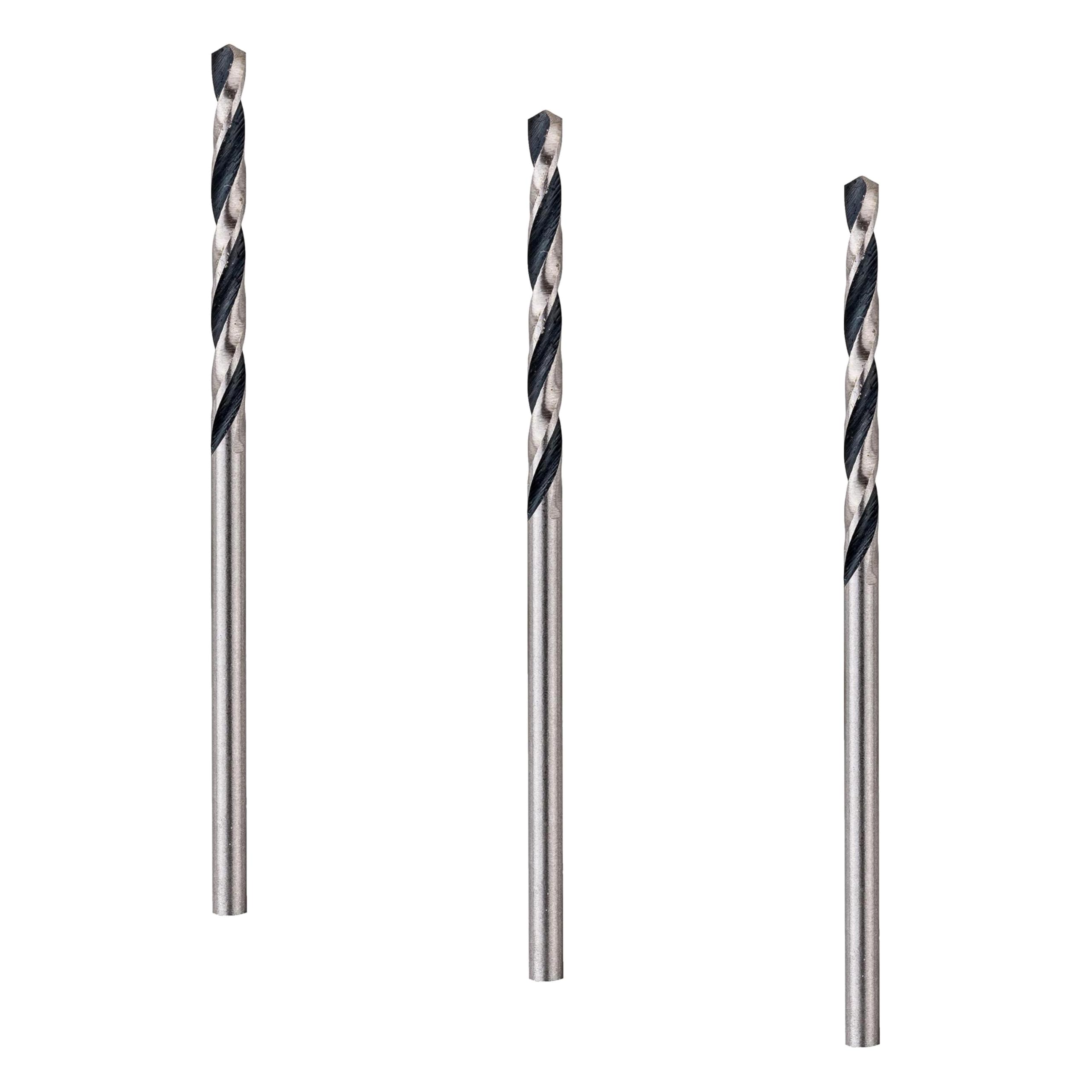 Bosch Professional 3pcs HSS Metal and Wood Twist Drill Bit (Metal and Wood, Diameter 2mm, Length 49mm, Drill Accessories) (Pack of 3)