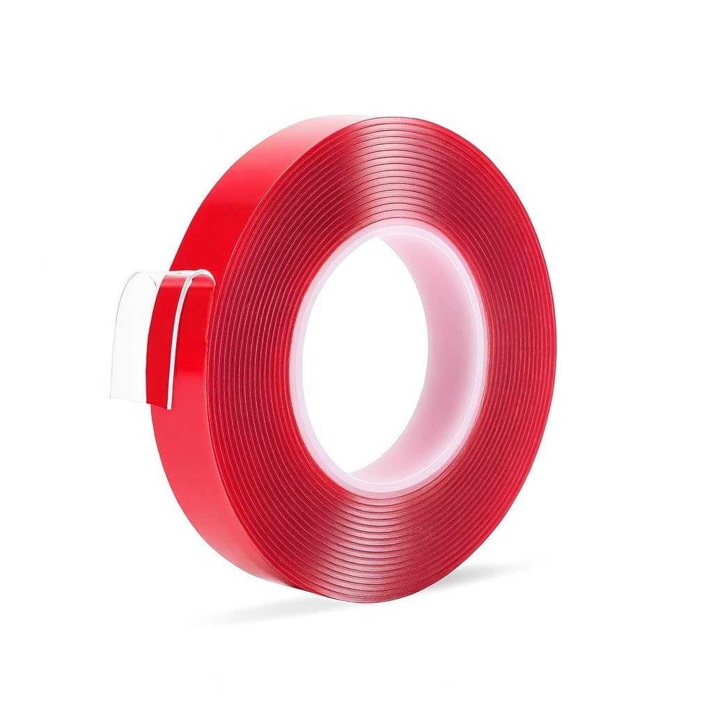 VHB Acrylic Transparent Double Side Gum Tape 10mm x 7 Meter | Heavy Duty Strong Adhesive Mounting Tape for Wall, Home, Office, Car, Craft, DIY, Decoration Made in India (Pack of 1)