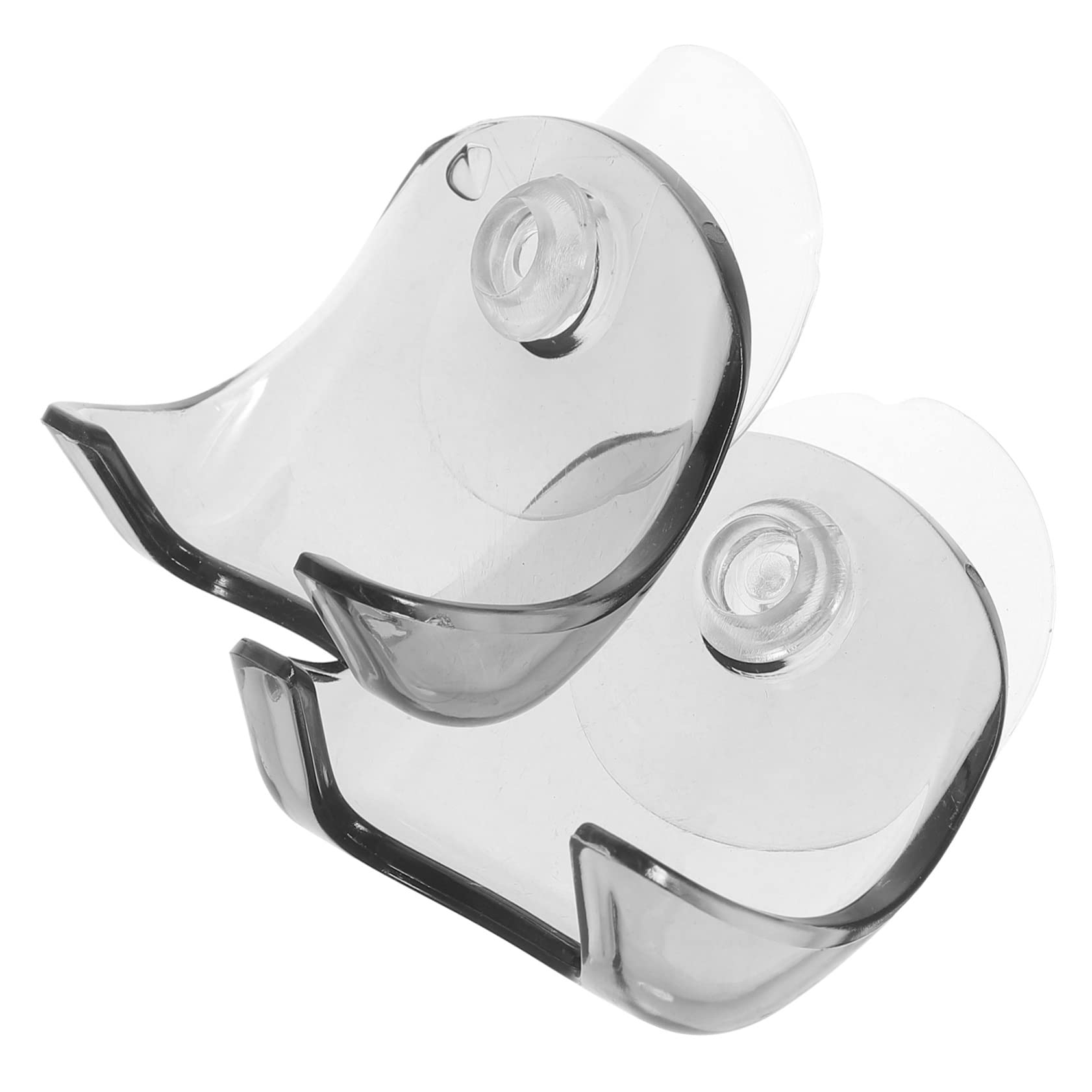 Baluue Suction Cup Razor Holder 2 Pc Shaver Hangers Shower Suction Shaver Wall Mount Razor Rack for Bathroom