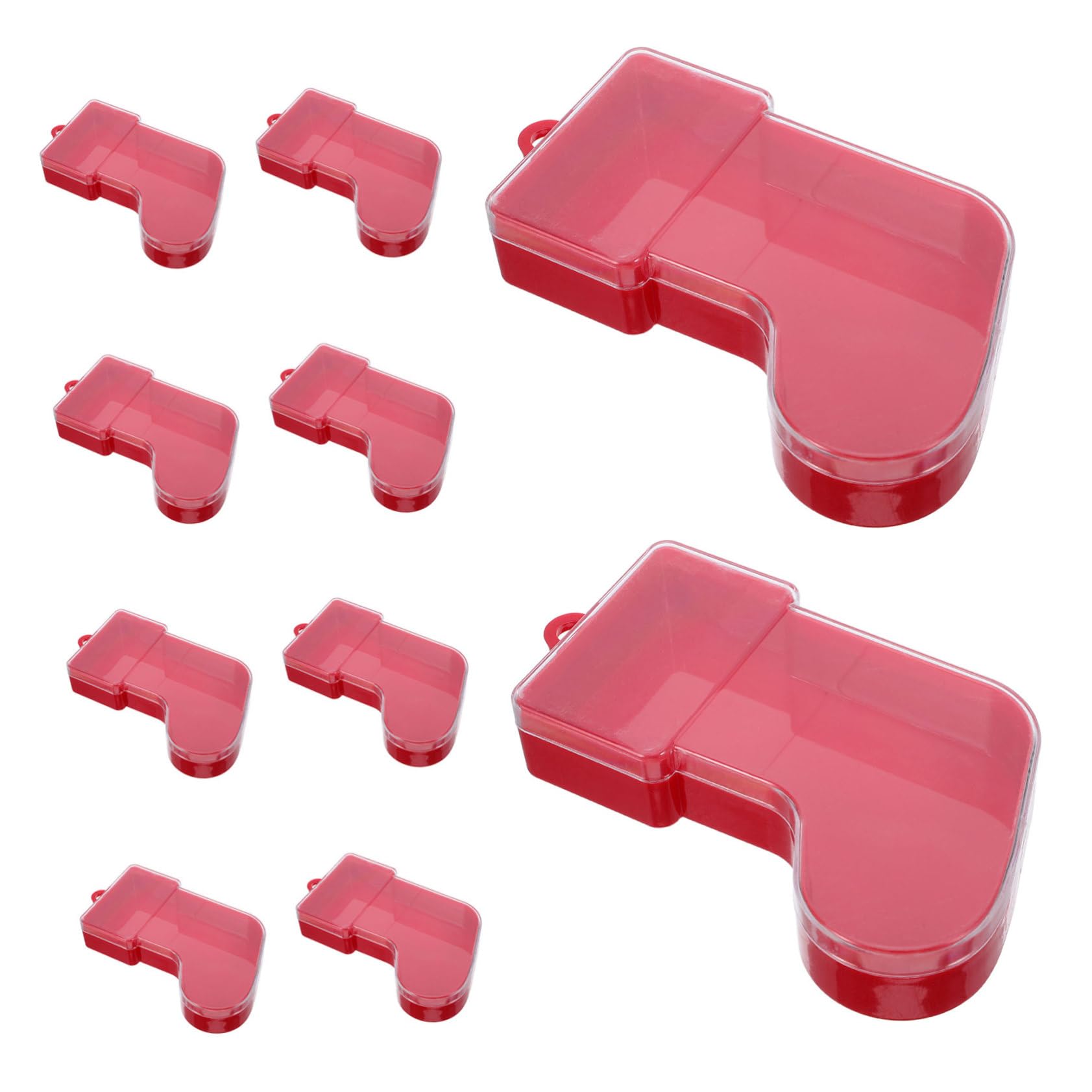 OFFSCH 10 Piezas Cajas Navideñas Decorativas con Tapa Forma de Calcetín Cajas para Portátiles y Resistentes para Adornos de Fiesta y Dulces Reuniones Festivas