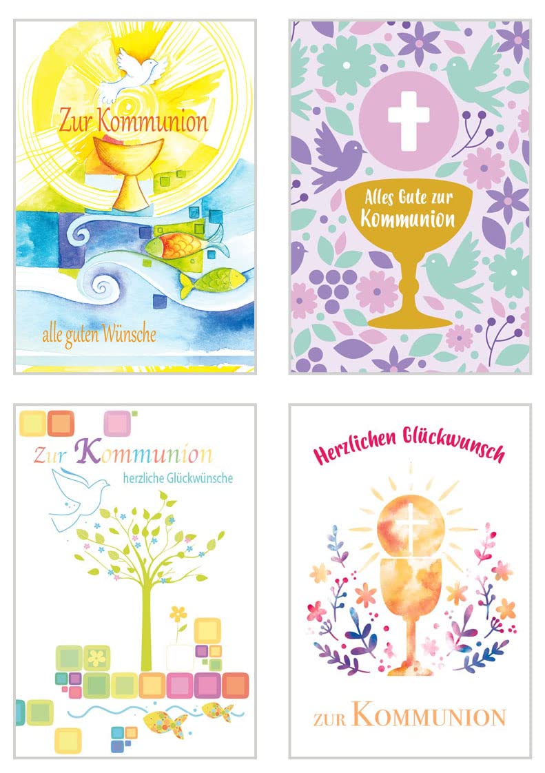 Biglietto Di Auguri Per Comunione Edition Seidel - Formato 11.5x17 Cm