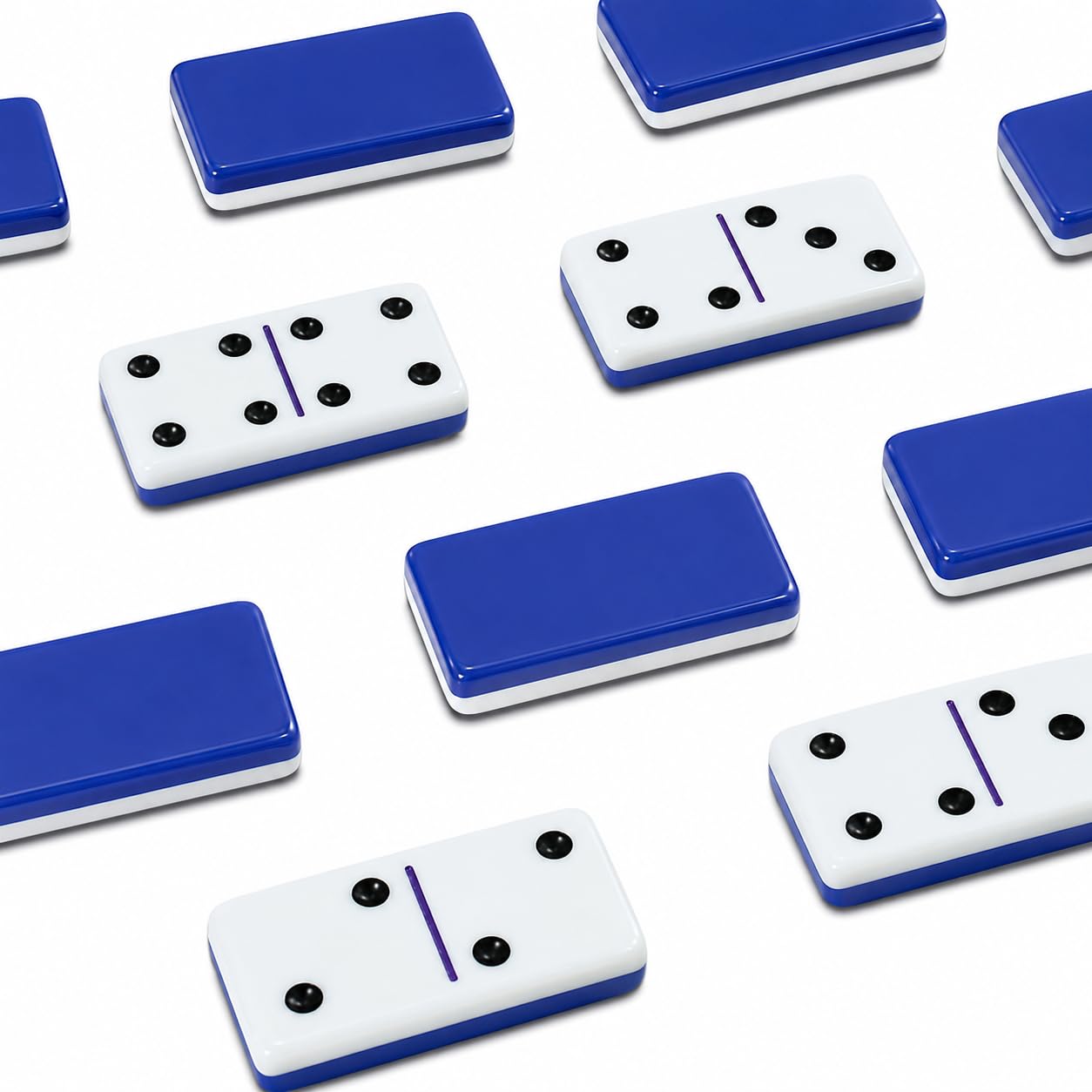 IDTQ Dominoes Set for Adults, Double 6 Dominos Game Set with 28