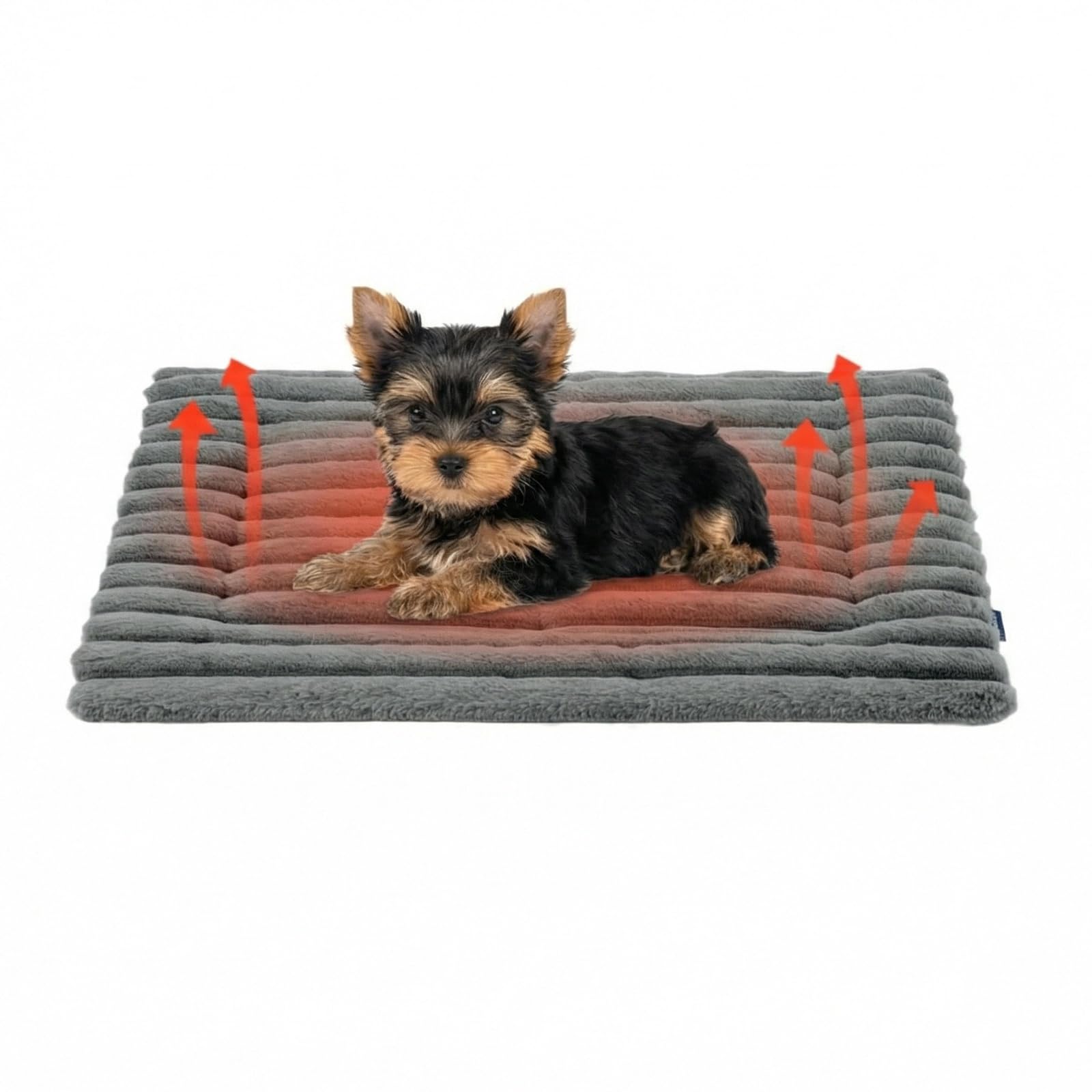 Coussin Chauffant Auto Réchauffant pour Chat et Chien, Tapis Auto Chauffant pour Animaux de Compagnie, Utilisable en IntéRieur et en Extérieur, Base Antidérapante, Lavable