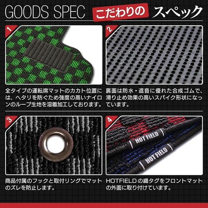 Hotfield ダイハツ 互換品 新型 アトレー S7系 フロアマット +
