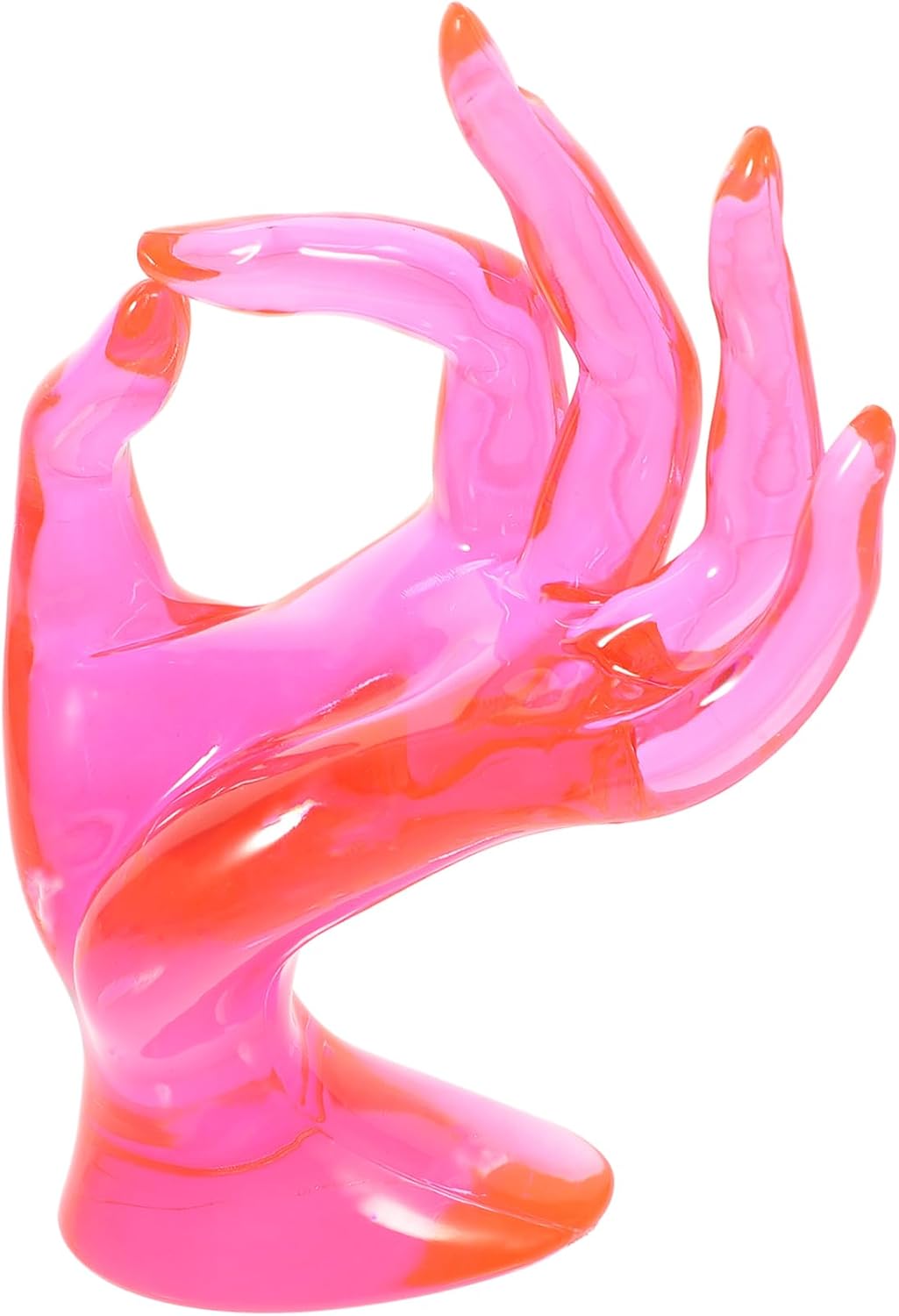 Hand-Shaped Resin Jewelry Holder for Necklace and Bracelet Display