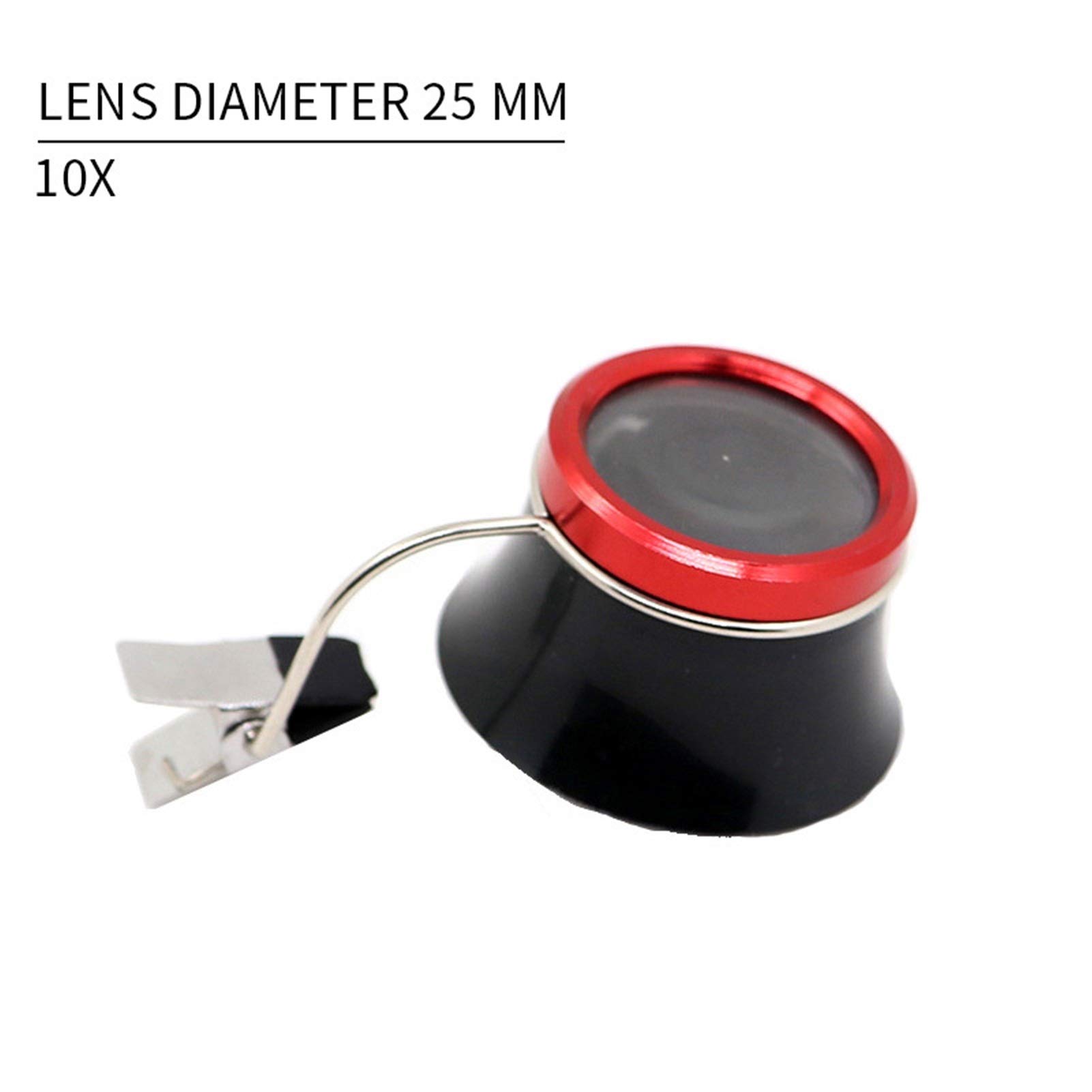 Lente d'Ingrandimento 10X Lente d'Ingrandimento monoculare Portatile Mini Lente d'Ingrandimento Occhiali Strumento per orologiai Strumento per Orologi di Riparazione gioiellieri Needed