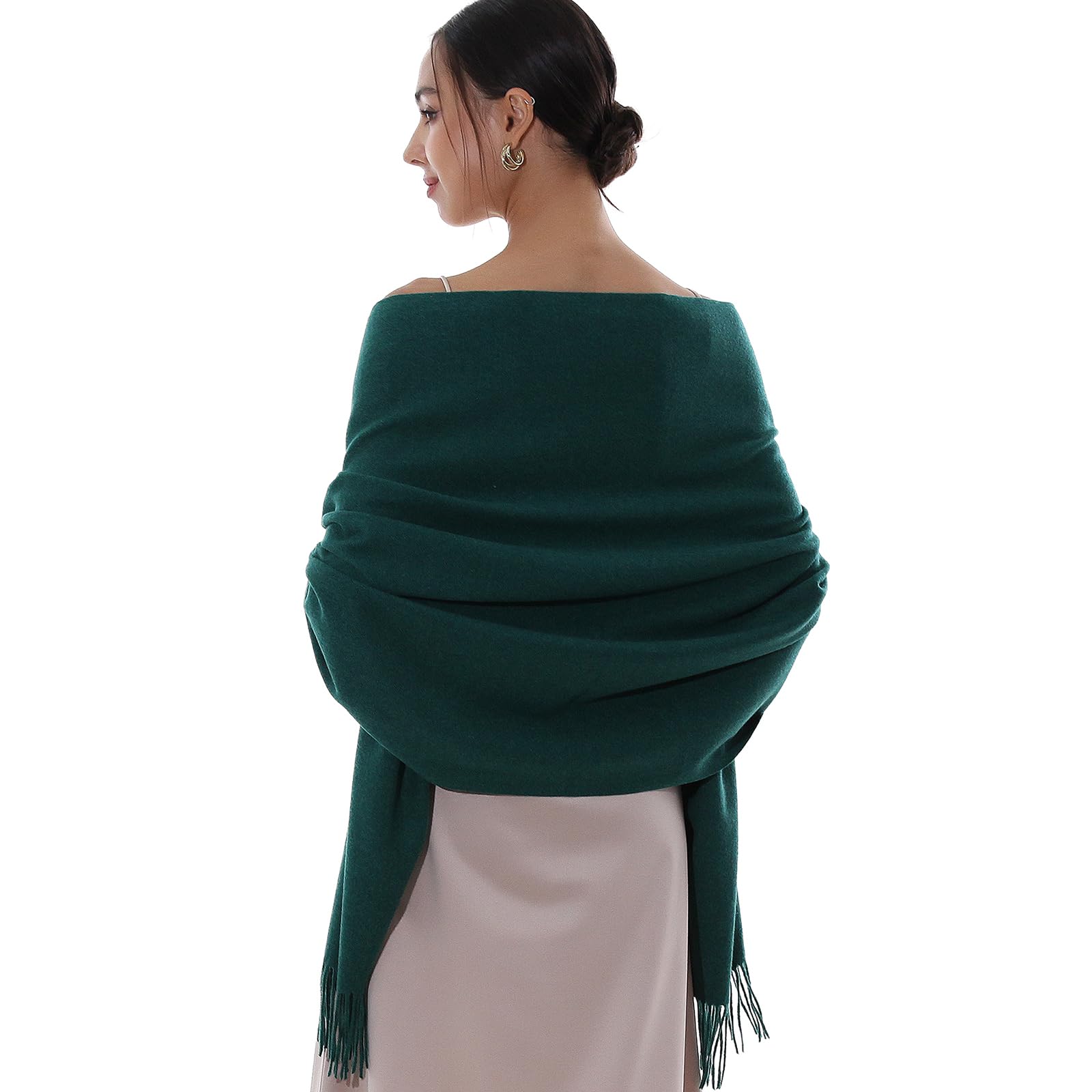 RIIQIICHY Women Scarf Pashmina Shawls and Wraps for Wedding Ladies Winter Scarves