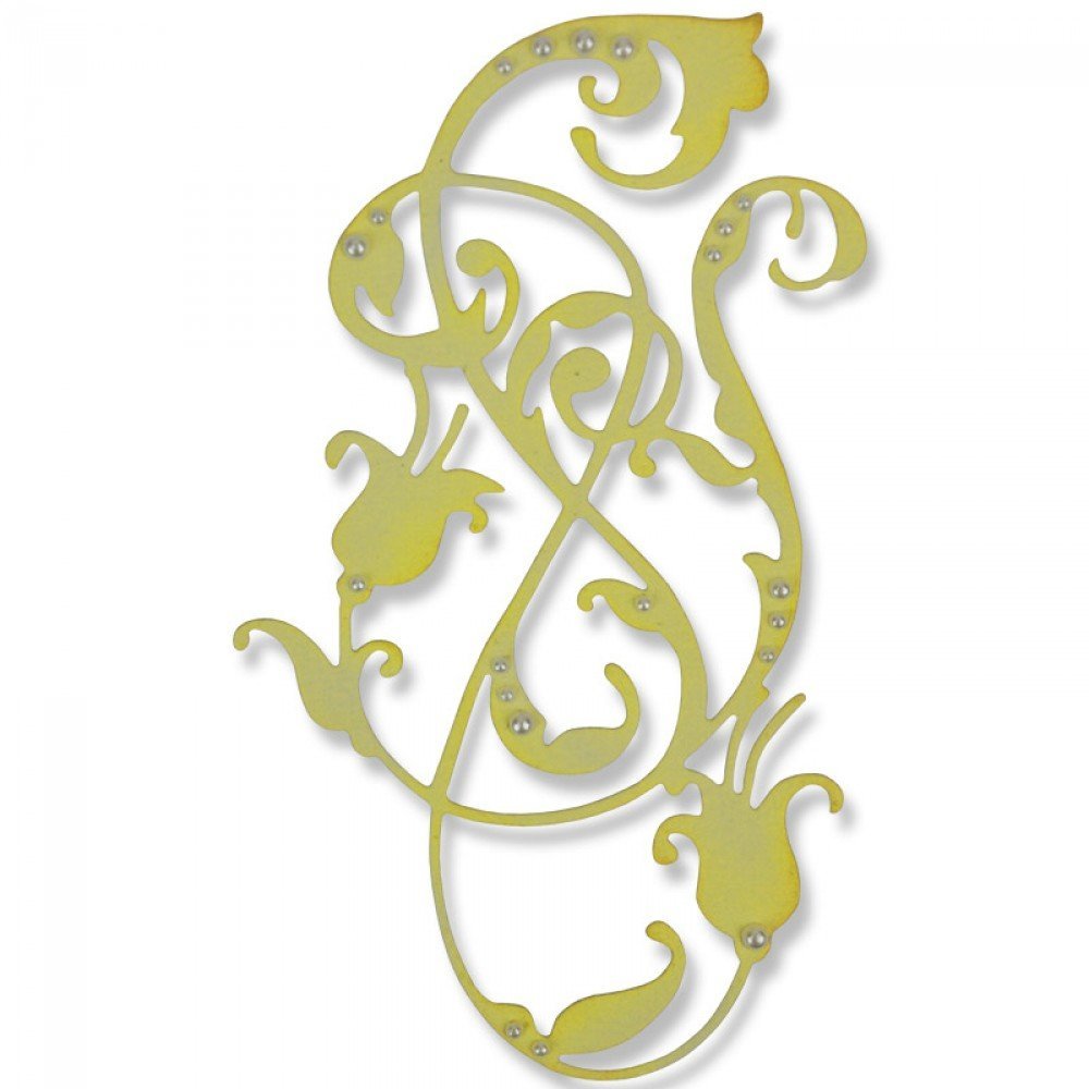 Sizzix 661060 Fustella Thinlits Enhancing Flourish Di Pete Hughes – Sagoma Decorativa In Acciaio Per Carta E Cartoncino - 4