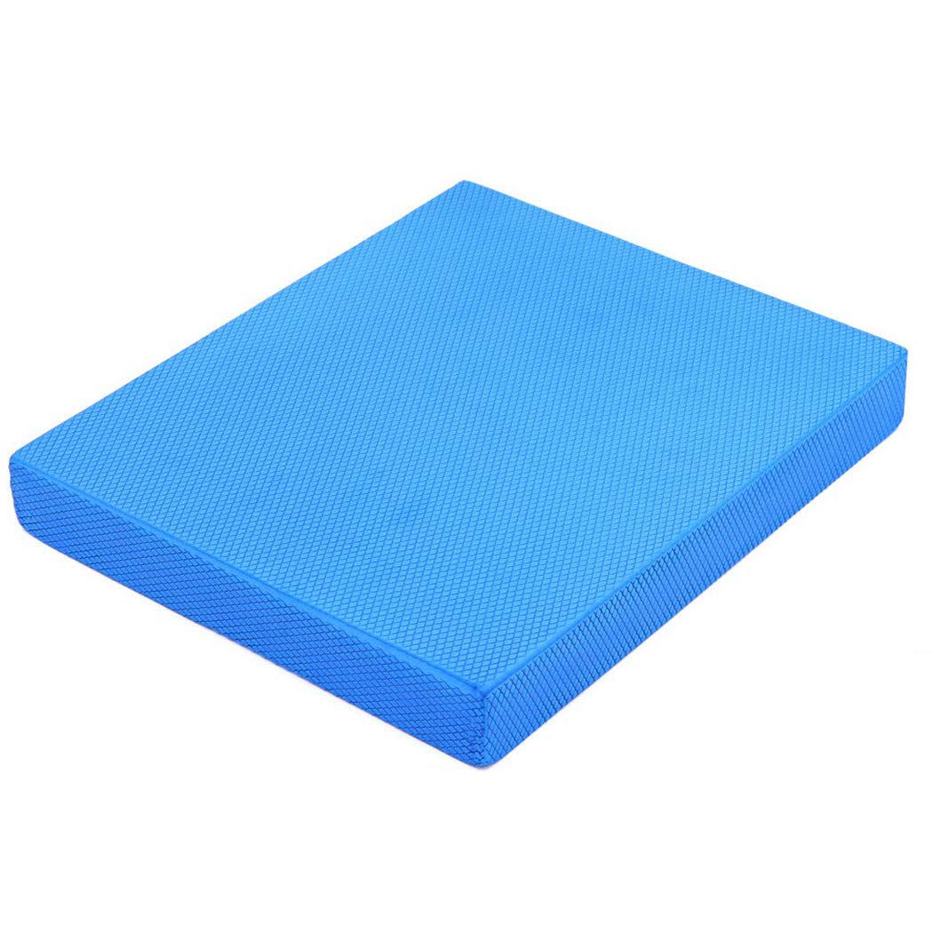 Strainho Non-Slip Yoga Balance Pad,Gym Exercise Mat for Physical Therapy, Stability Workout, Knee and Ankle Exercise, Strength Training, Rehab - Chair Cushion for Adults, Kids, and Travel(Blue) (B07QXK1NB7) Amazon Price History, Amazon Price Tracker