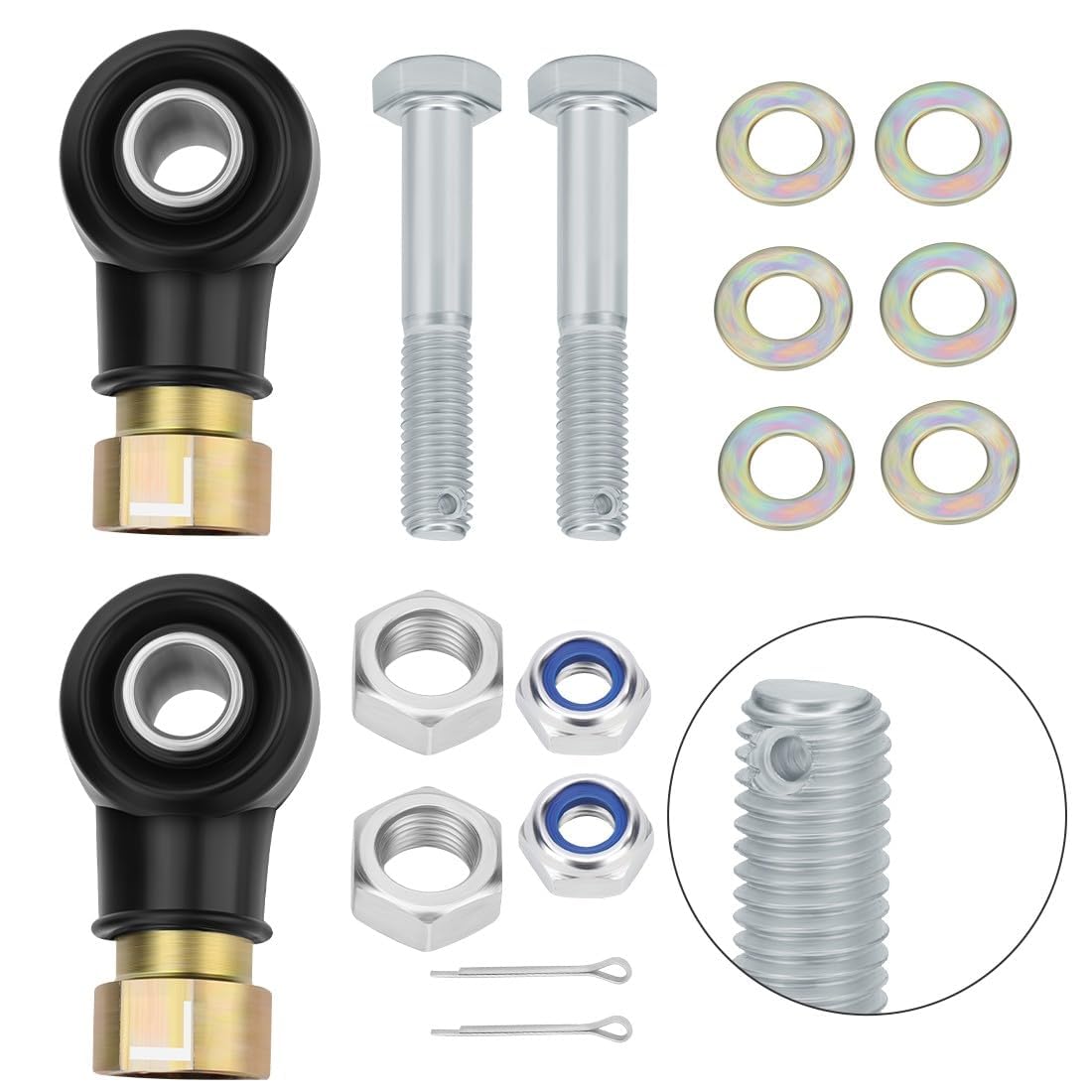 Kit di Testine di Sterzo esterna per Polaris RZR 570 800 900 1000 Ranger 400 425 500 570 700 800 900 1000 Diesel TM EV ETX ACE 325 500 570 900