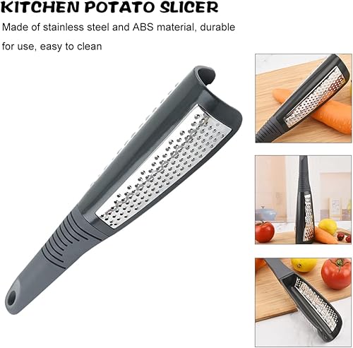 Miniatura 9 de KICHOUSE Fruta Multifuncional Práctico Multi- Quesos Metal Ajo Gris Zanahorias No Multifuncionales Queso Inoxidable Jengibre Pepinos Pepino Zester