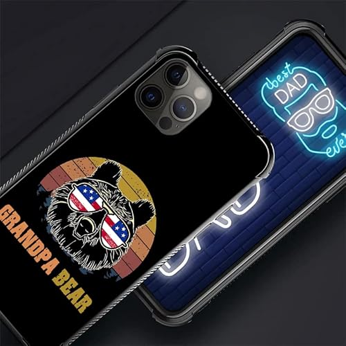 American Flag Cool Grandpa Bear Gift For Grandfather Phone Case Compatible With Iphone 14 13 12 11 Pro Max Xr Samsung Galaxy S23 S22 S21 S20 Fe Ultra Plus Note 20 10 A03S A53 A13 A51 A71 A73 #TOP3